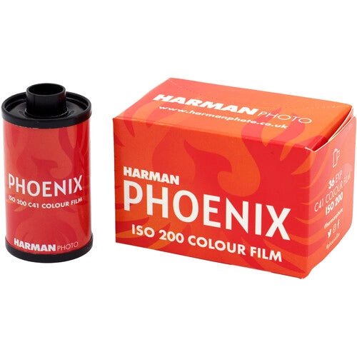 Harman Phoenix 200 C41 Color Film (35mm Roll, 36 Exposures) - Perfect for Street Photography, Travel & Creative Projects