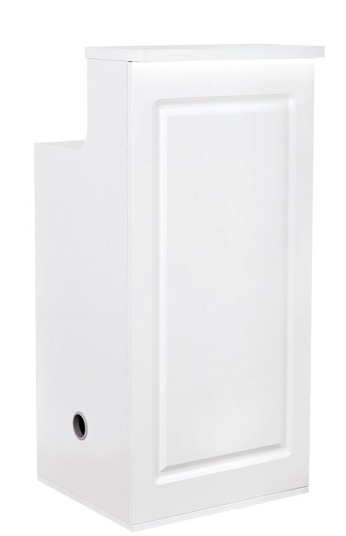 Valencia LED Reception Desk with Modern Design - Durable & Stylish Front Office Furniture for Hotels, Corporate Offices, and Lobby Areas