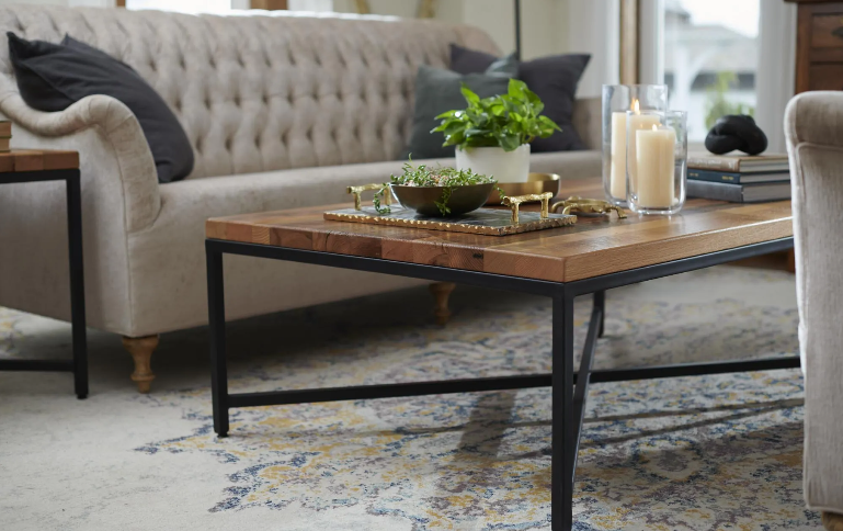 Modern Shirebrook Coffee Table - Solid Wood Living Room Furniture for Home Decor | Perfect for Living Room, Lounge, and Office Spaces