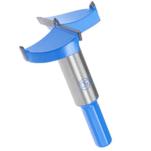 50mm Forstner Drill Bit - Professional Alloy Woodworking Hole Saw for Wood Drilling & Boring - High-Speed Rotary Cutting Tool (1Pc) - Perfect for Cabinet Making, Furniture Repair, and DIY Wood Projects