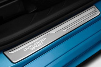 Genuine Mitsubishi MZ380551EX Scuff Plates (4-Piece Set) - Compatible with 2015 Outlander Sport - Durable Door Sill Protectors for Car Interior Protection & Style Enhancement - Perfect for Off-Roading, Daily Commuting, and Vehicle Customization