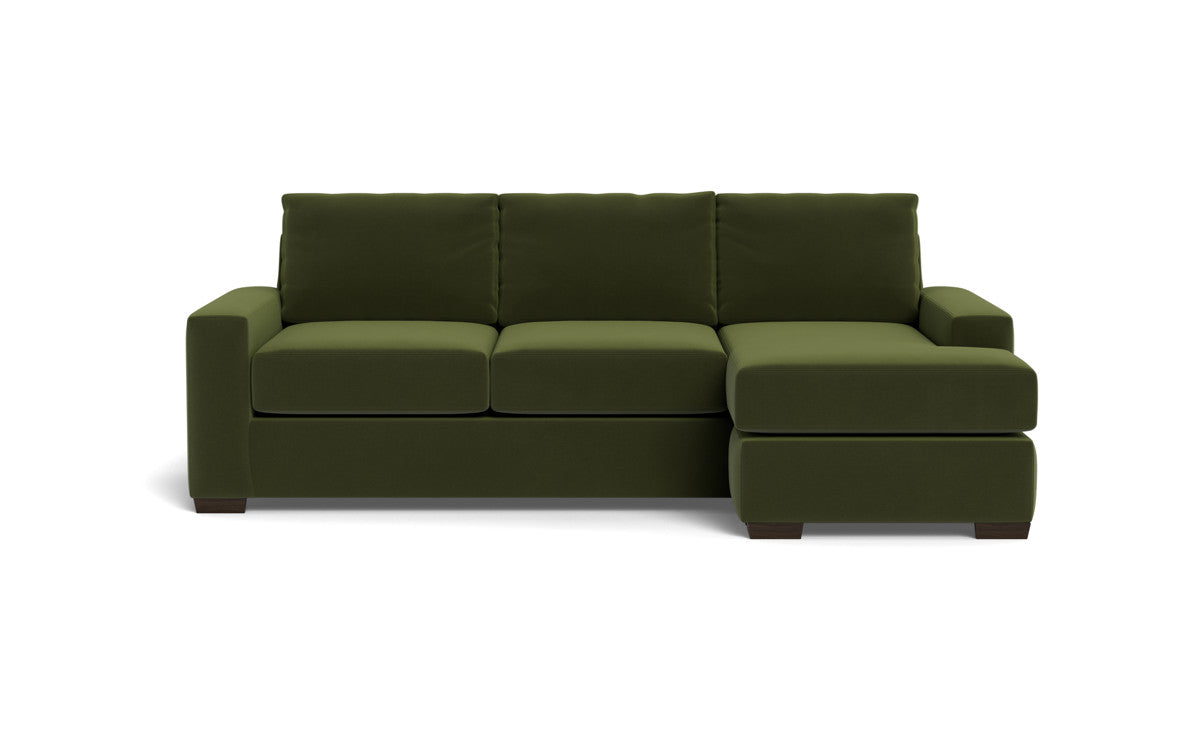 Mas Mesa 101 Deep Reversible Sofa Chaise - Modern L-Shaped Sectional Couch with Reversible Chaise Lounge for Living Room, Family Room & Small Spaces