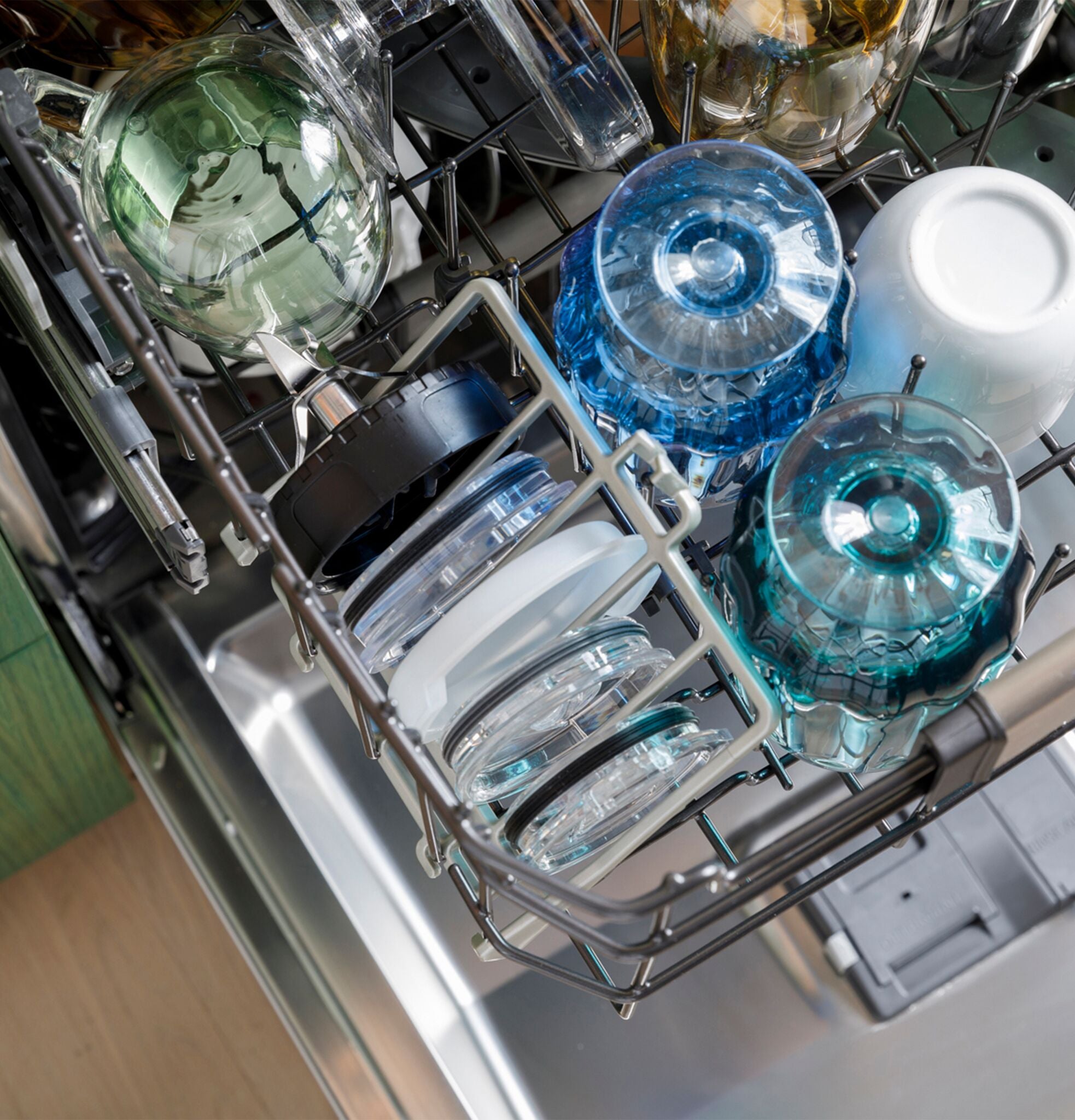 Café CDT858P2VS1 Stainless Steel CustomFit Dishwasher with Dual Convection Dry - Perfect for Modern Kitchens & Open-Concept Homes