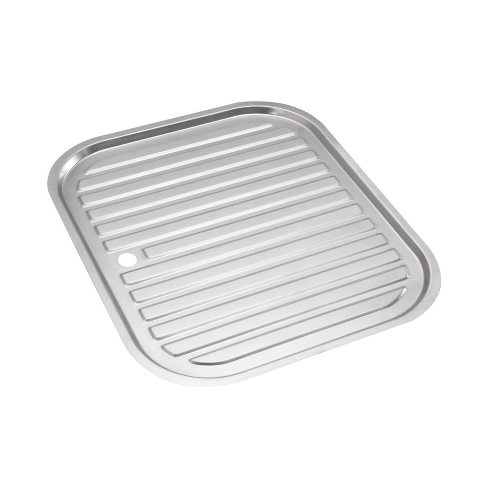 Fienza Tiva Sink Drainer Tray - Stainless Steel Dish Drying Rack for Kitchen Countertop | Perfect for Drying Dishes, Utensils & Cutting Boards | Space-Saving Organizer for Small Kitchens