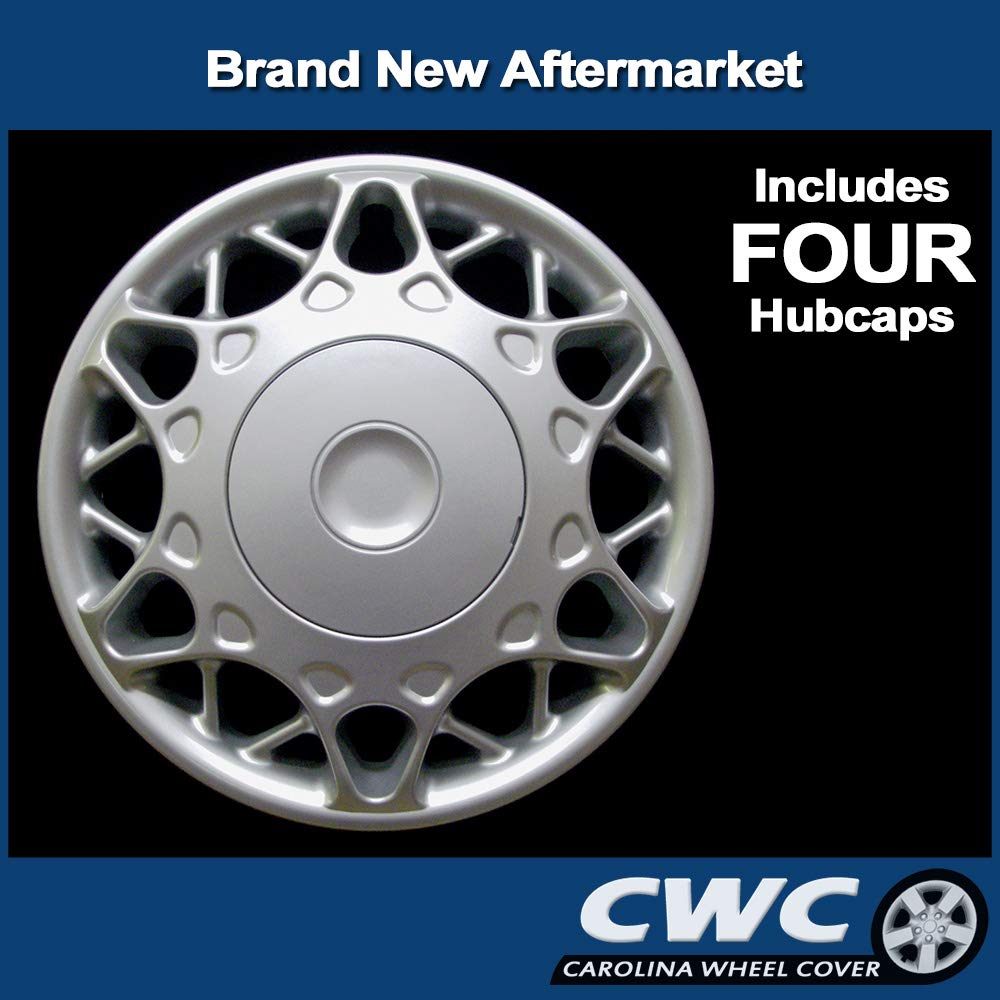 Premium Buick Century 1997-2005 Replacement Hubcaps - 15-Inch Wheel Cover Set (4-Piece) - Durable ABS Plastic Alloy Look - Perfect for Car Restoration & Daily Driving Protection