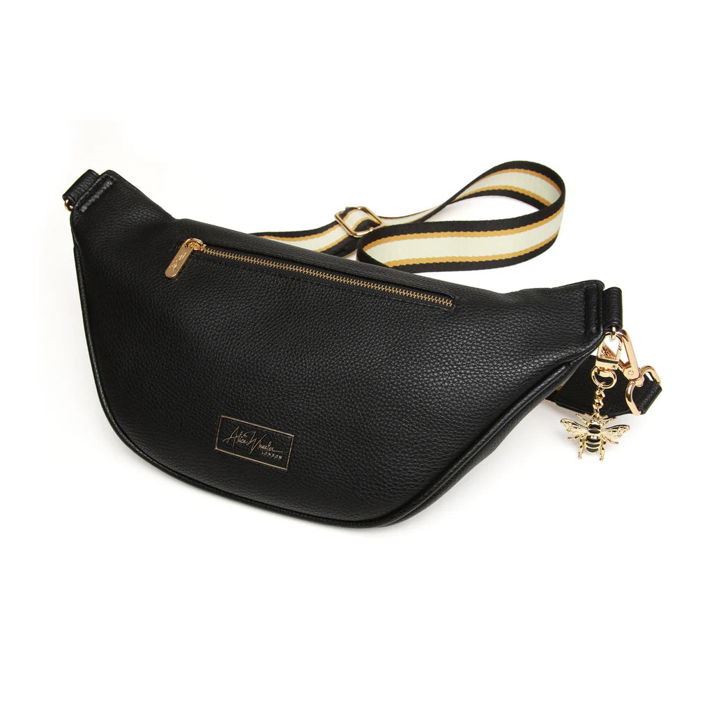 Alice Wheeler Banana Bag - Stylish and Durable Black Crossbody Bag for Women | Perfect for Travel, Shopping, and Everyday Use