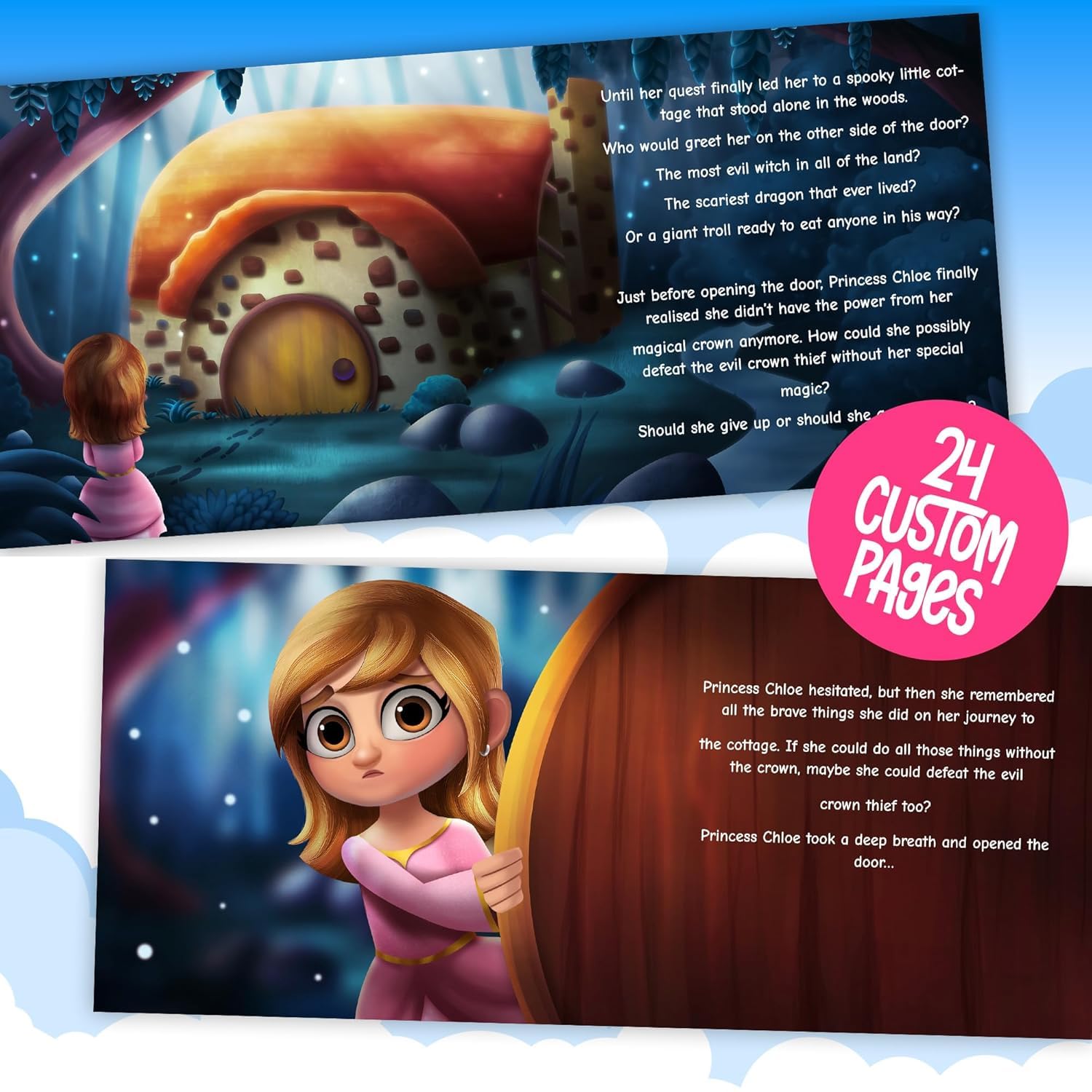 Custom Personalized Princess Story Book for Girls - Unique Gift with Child's Name - Perfect for Birthdays, Bedtime Reading & Special Occasions