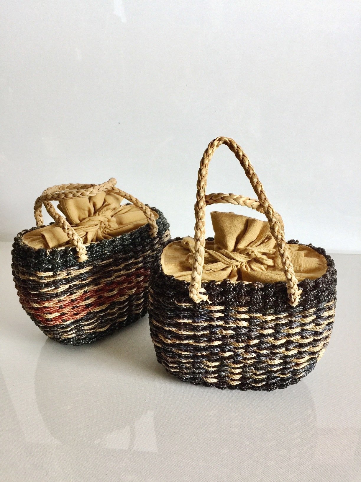 Handwoven Mini Straw Tote Bag - Natural Seagrass Beach Purse for Women | Perfect for Beach Vacations, Picnics & Summer Outings