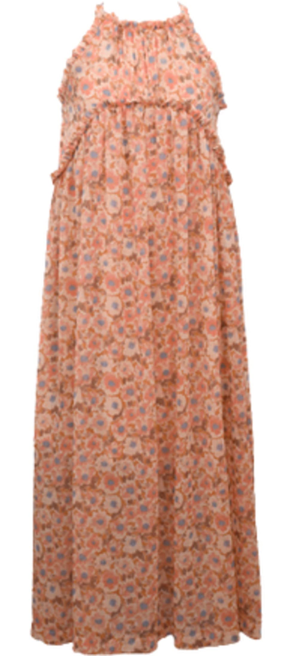 Bonnie Jean Girls Ruffled Chiffon Maxi Dress Size 10 - Elegant Party & Special Occasion Outfit for Kids