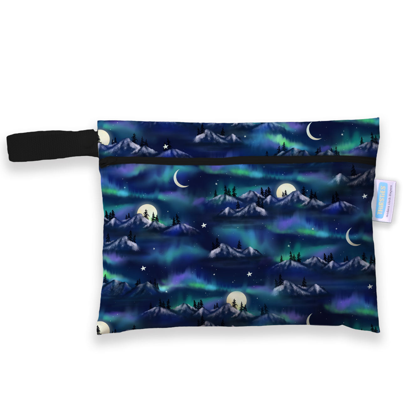 Thirsties Mini Wet Bag - Waterproof Reusable Cloth Diaper Wet Bag for Babies & Toddlers - Perfect for Daycare, Travel, and On-the-Go Diaper Changes