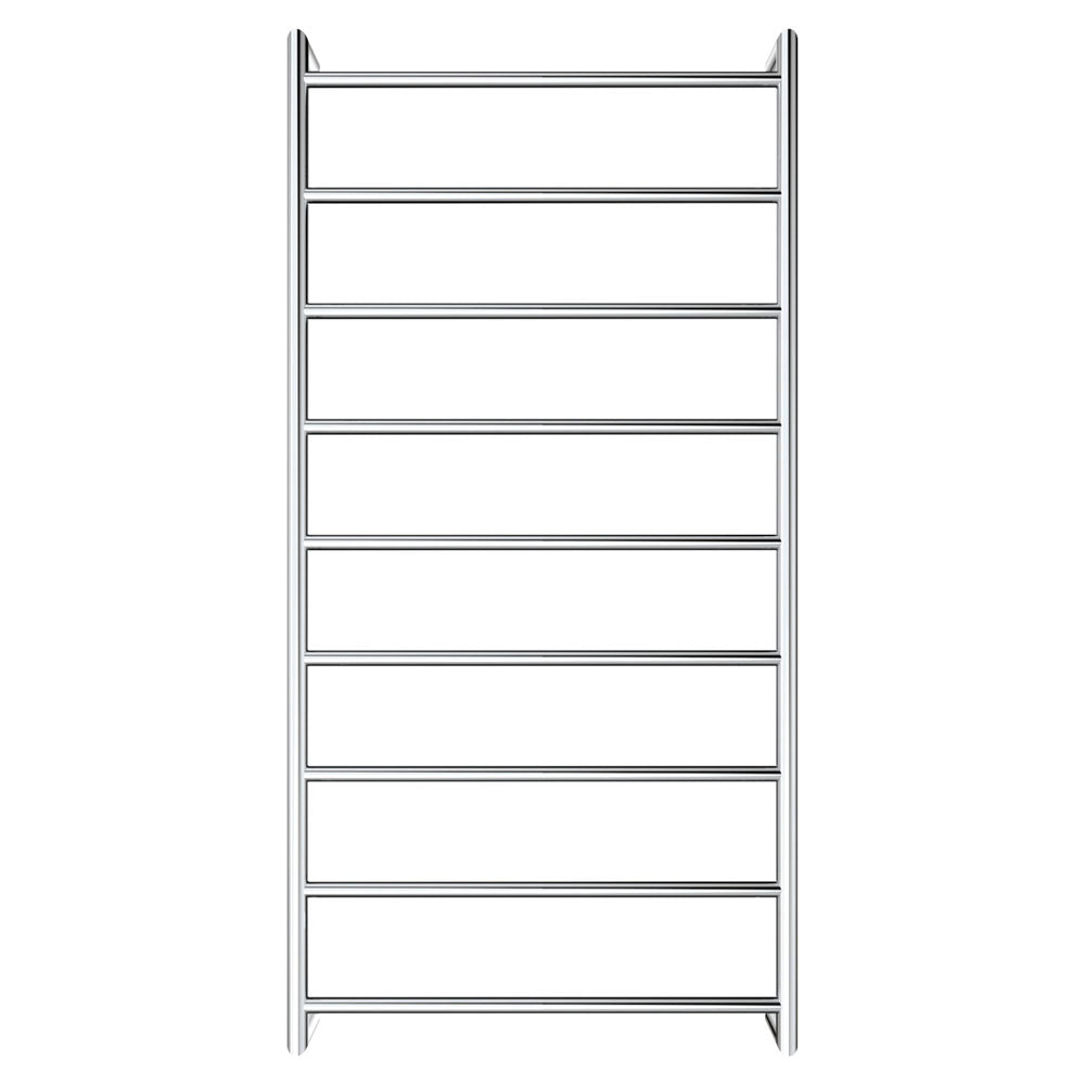 Fienza 82860120 Kaya Heated Towel Rail - 24 x 47 Inch Chrome Bathroom Towel Warmer for Spa, Luxury Hotels & Modern Homes - Fast Heating & Energy Efficient