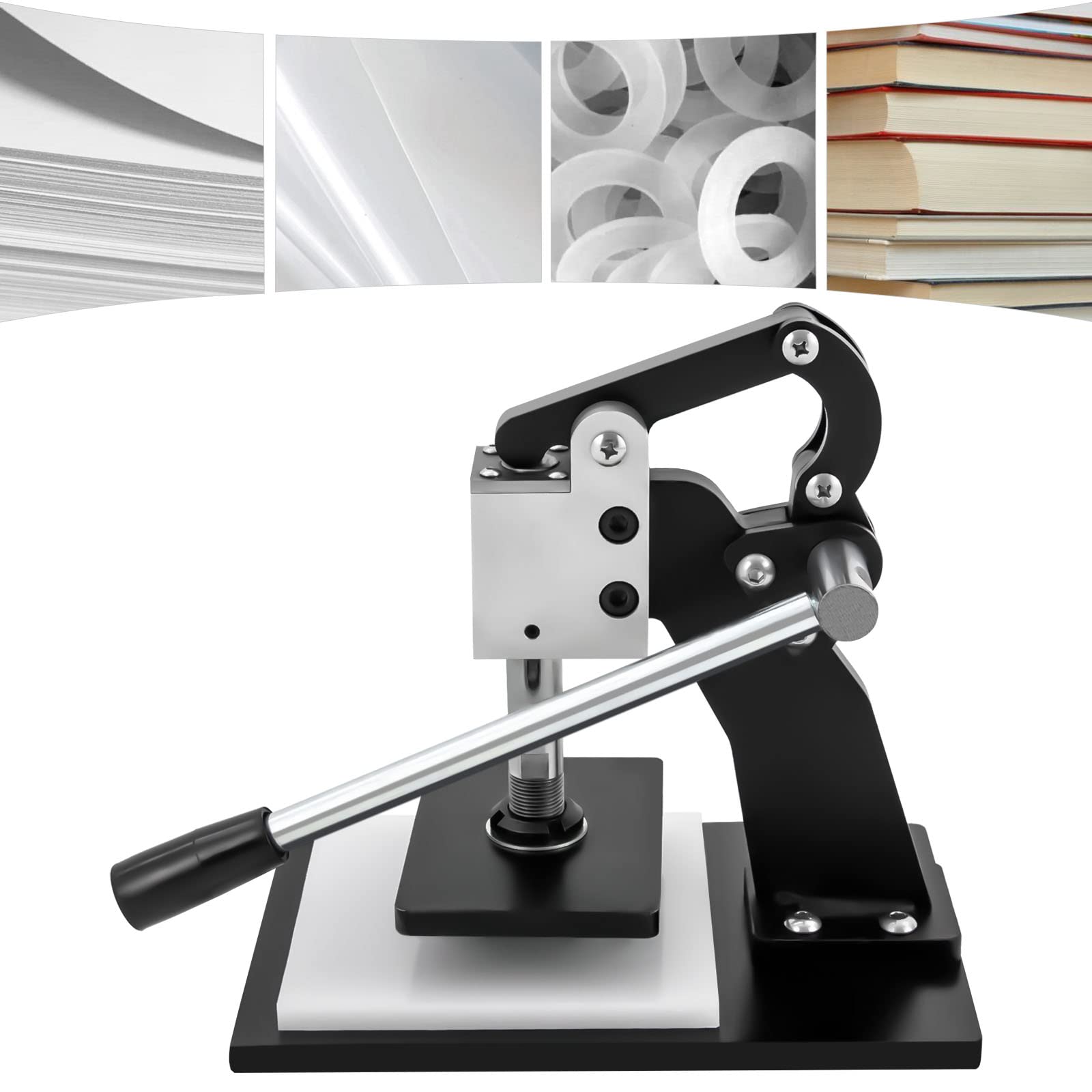 Manual Leather Mold Press Machine - 1964lbs Pressure Cutting Die for Leather Crafting | DIY Leather Stamping & Molding Tool for Handmade Bags, Wallets & Accessories
