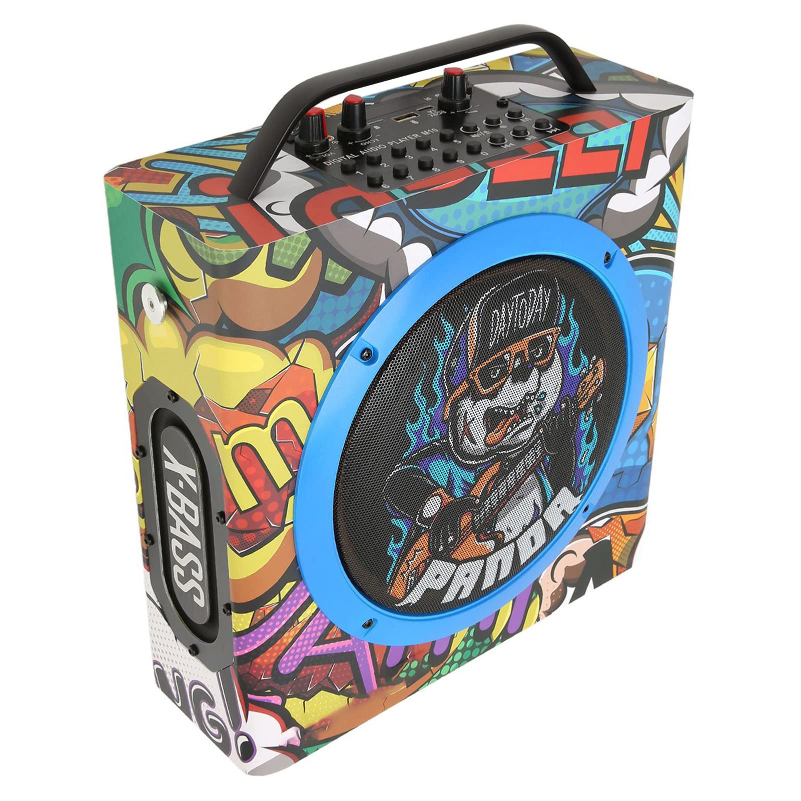 Portable Wireless Speakers for Hip Hop, Street Dance, Camping & Backpacking - Outdoor Bluetooth Speaker for Parties, Travel & Home Use