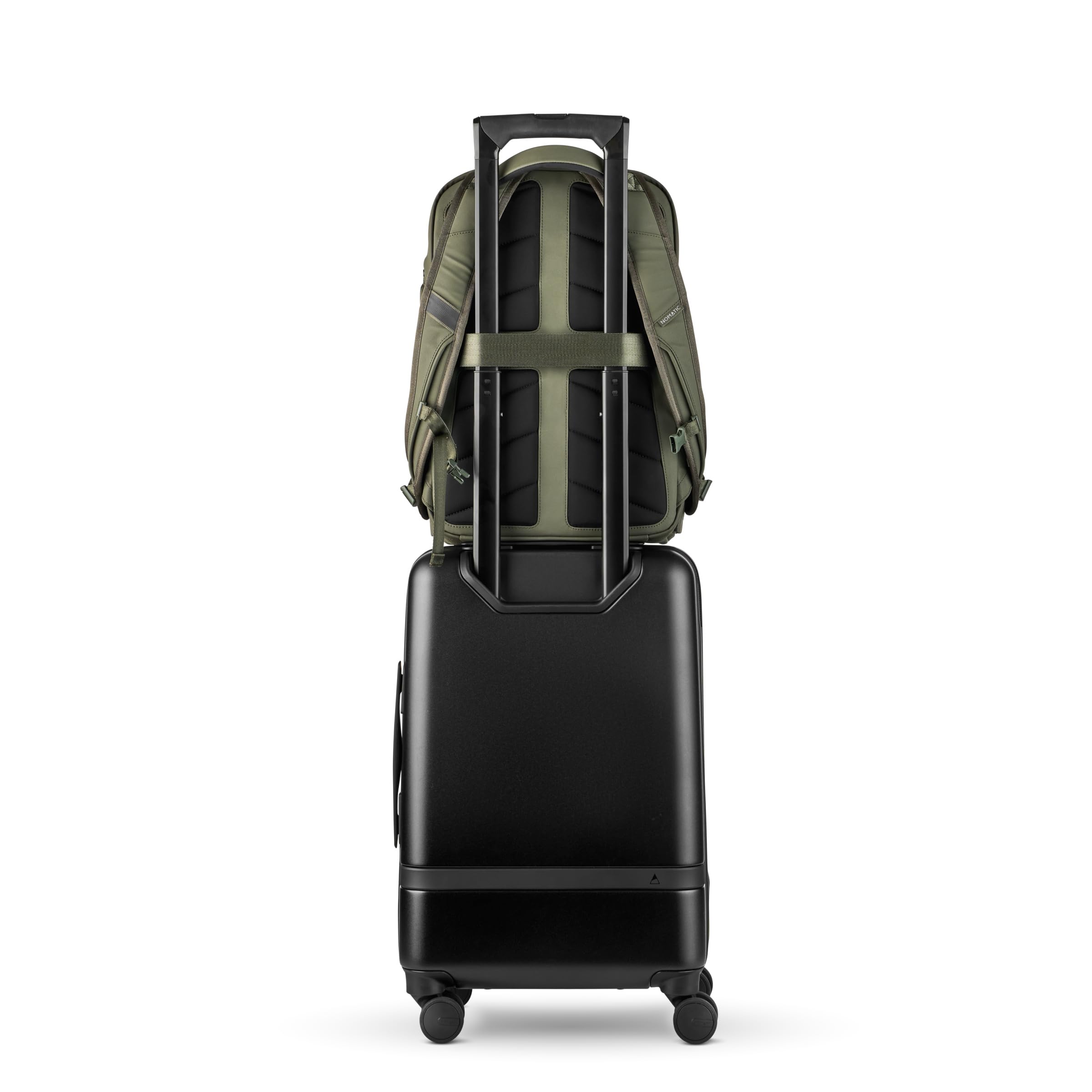 NOMATIC 14L Water Resistant Anti-Theft Laptop Backpack - Expandable Olive Computer Bag for Work, Travel & Daily Commute - Durable & Stylish Backpack for Professionals & Students