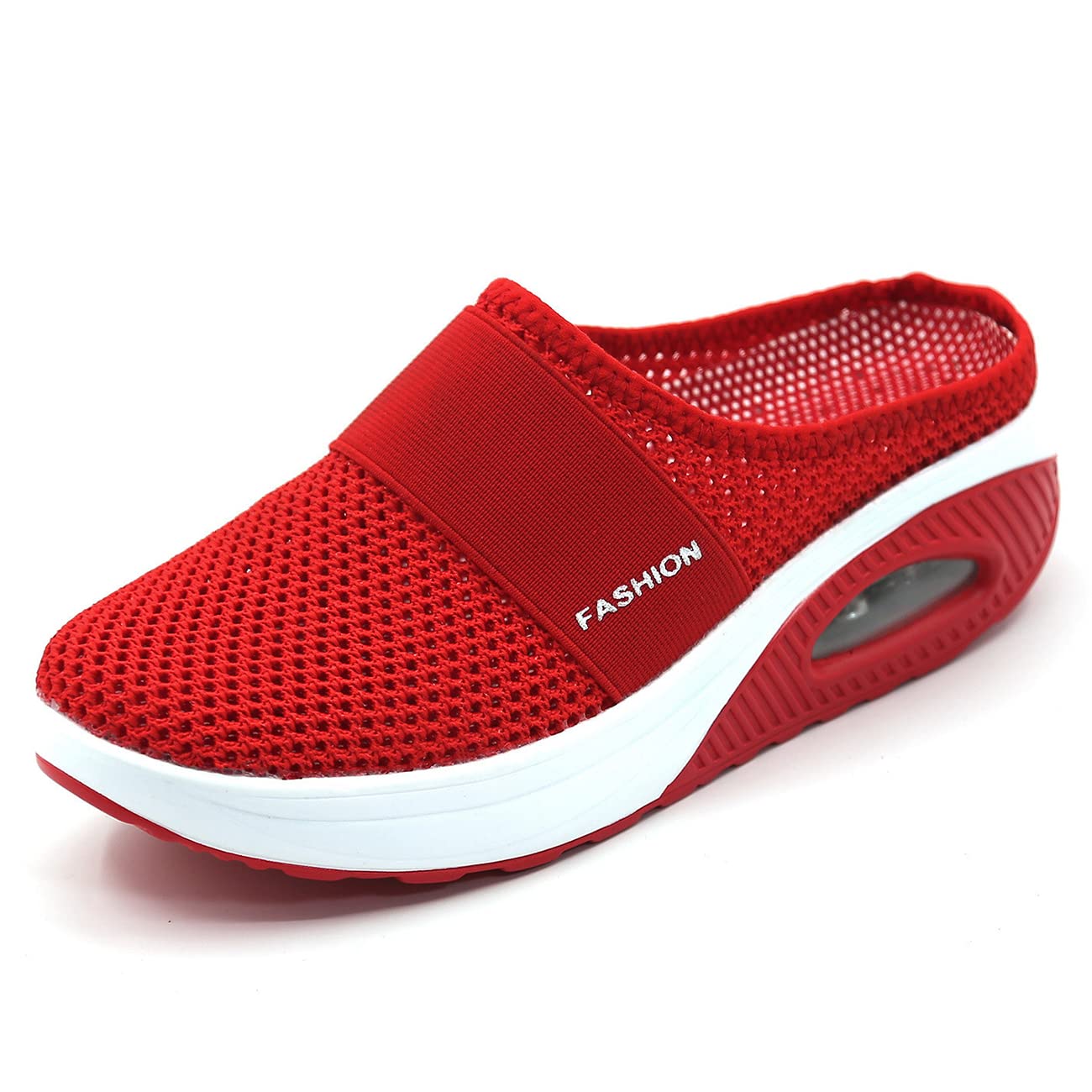 Hawtrytoa Women's Air Cushion Slip-On Walking Shoes - Orthopedic & Diabetic Friendly Comfort Shoes for Women - Lightweight Breathable Sneakers for Daily Walking, Travel & Work (Ideal for Nurses, Teachers & Seniors)