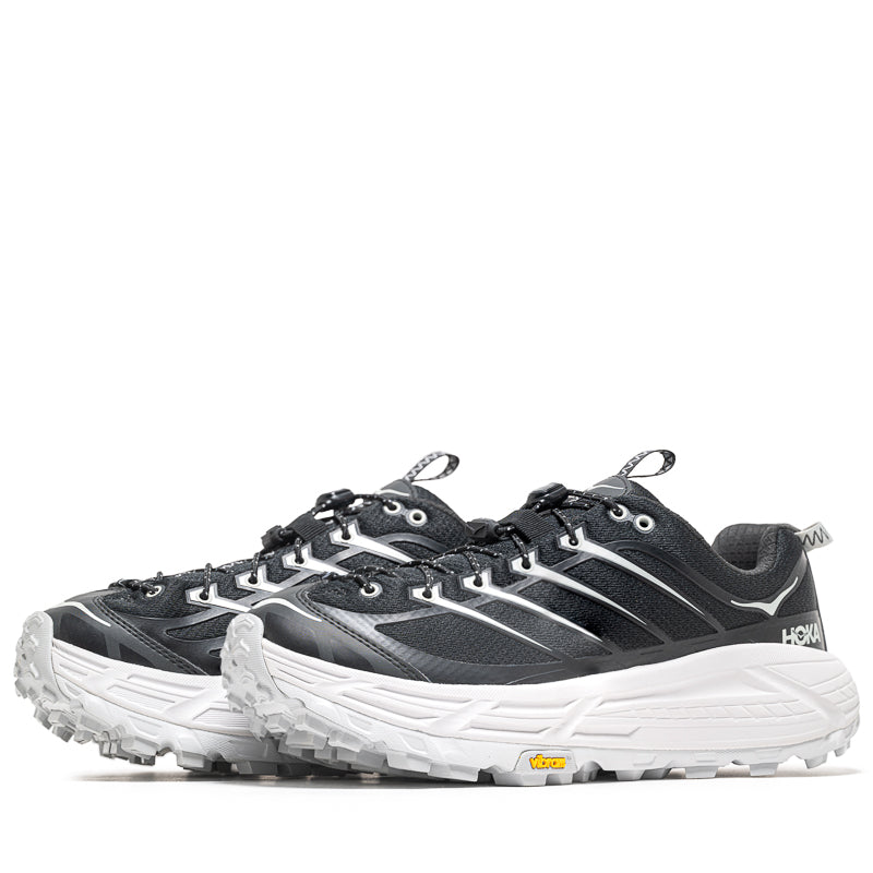 Hoka One One Mafate Three2 Trail Running Shoes for Men & Women - Black/Cosmic Grey | Ultra Cushioning for Hiking & Outdoor Adventures