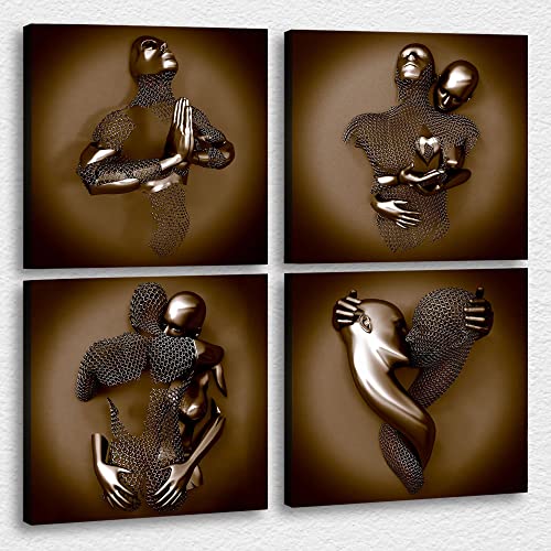 4 Piece 3d Canvas Print-13