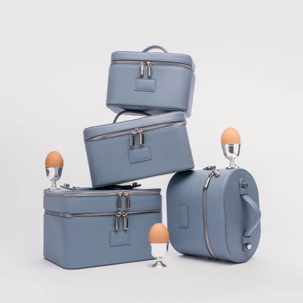Duo Vanity Case - Travel Makeup Organizer with Mirror, Perfect for Women's Cosmetic Storage & On-the-Go Beauty Essentials | Ideal for Home, Office & Vacation Use