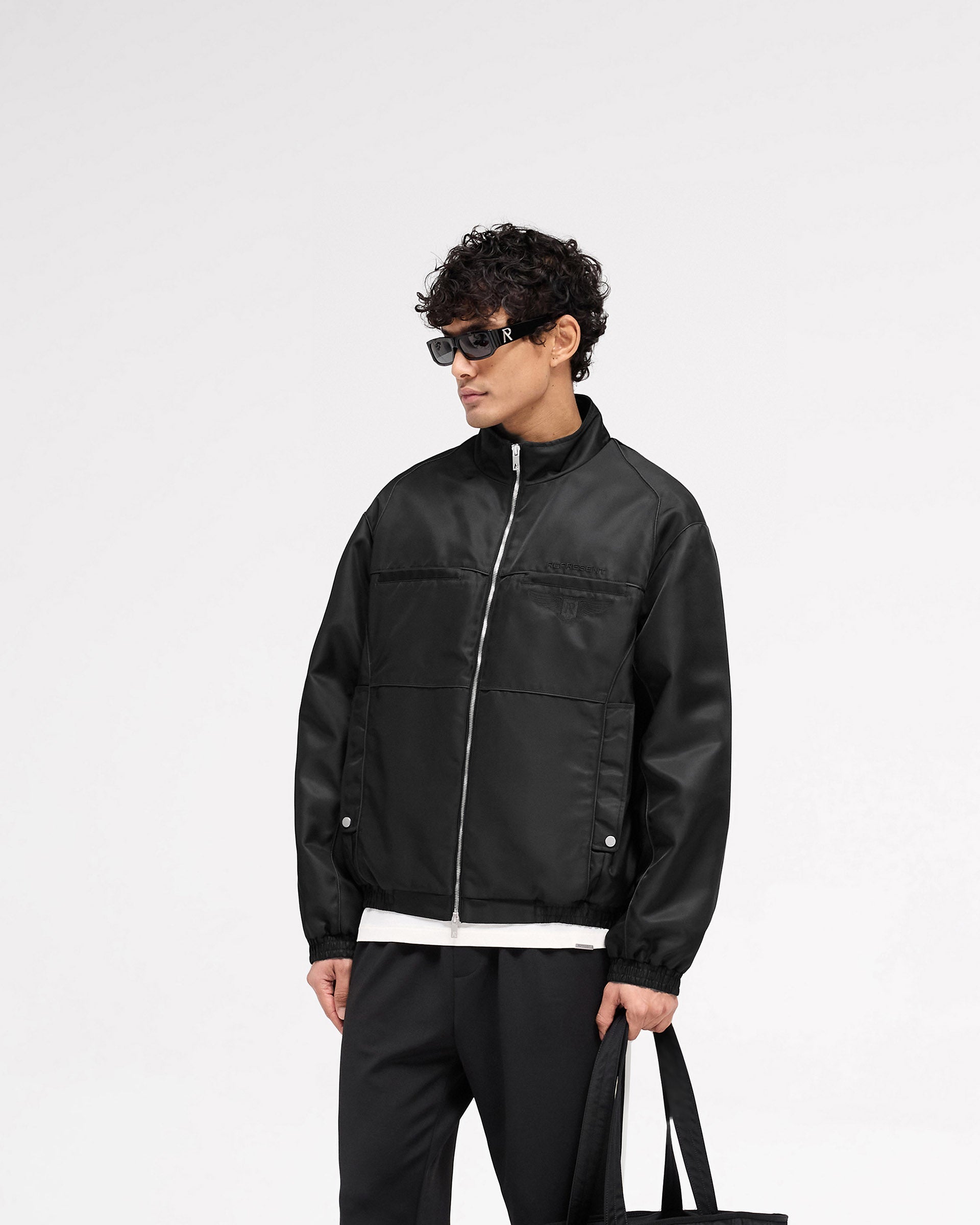 Overdrive Racing Jacket - Black | Men's Lightweight Waterproof Motorcycle Jacket for Street & Off-Road Riding | Perfect for Commuting, Touring & Adventure Biking