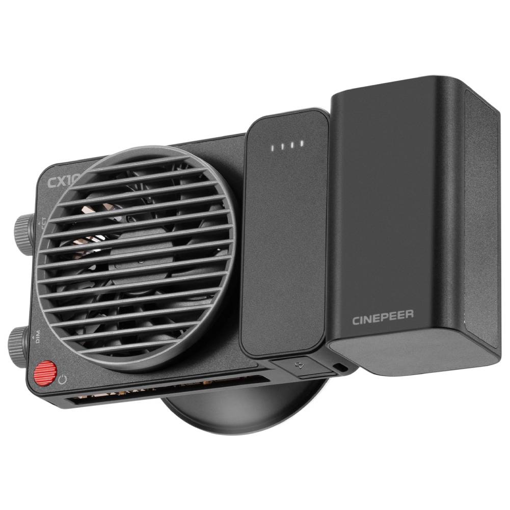 Cinepeer CX100 100W LED Video Light - Professional Studio Lighting for Photography, YouTube & Film Making - Perfect for Vlogging, Live Streaming & Indoor Shooting