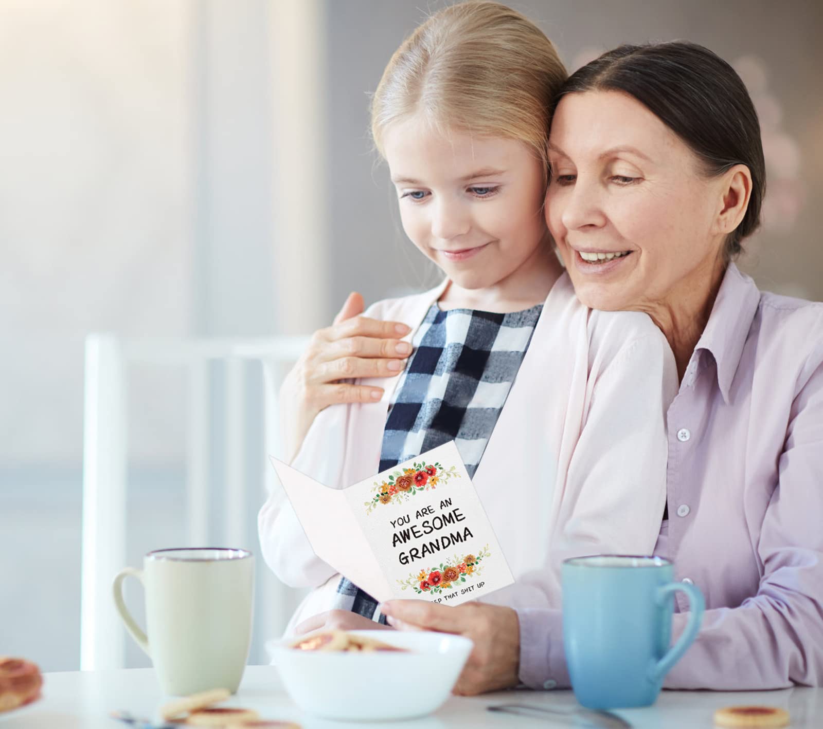 Funny Mother's Day Card for Grandma - Heartwarming Grandmother Nana Gift from Grandchildren | Perfect for Mother's Day, Christmas & Birthday Celebrations | Express Love & Appreciation with This Sentimental Greeting Card
