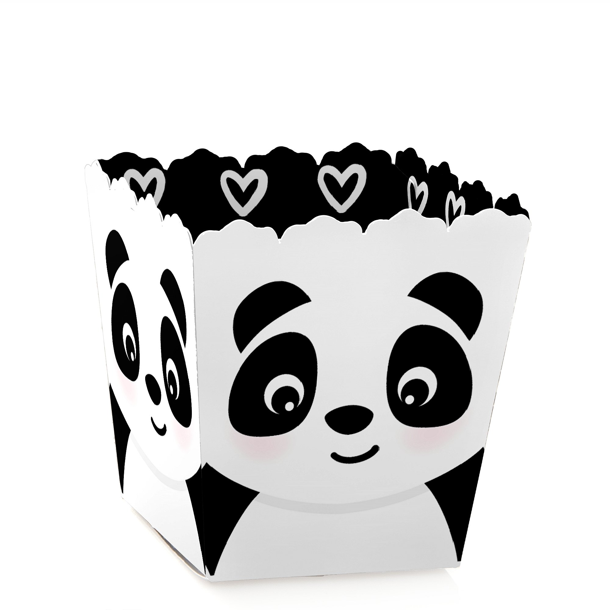 Big Dot of Happiness Party Like a Panda Bear - 12 Mini Favor Boxes for Baby Showers & Birthday Parties - Cute Candy Treat Boxes - Perfect for Panda-Themed Celebrations & Party Favors
