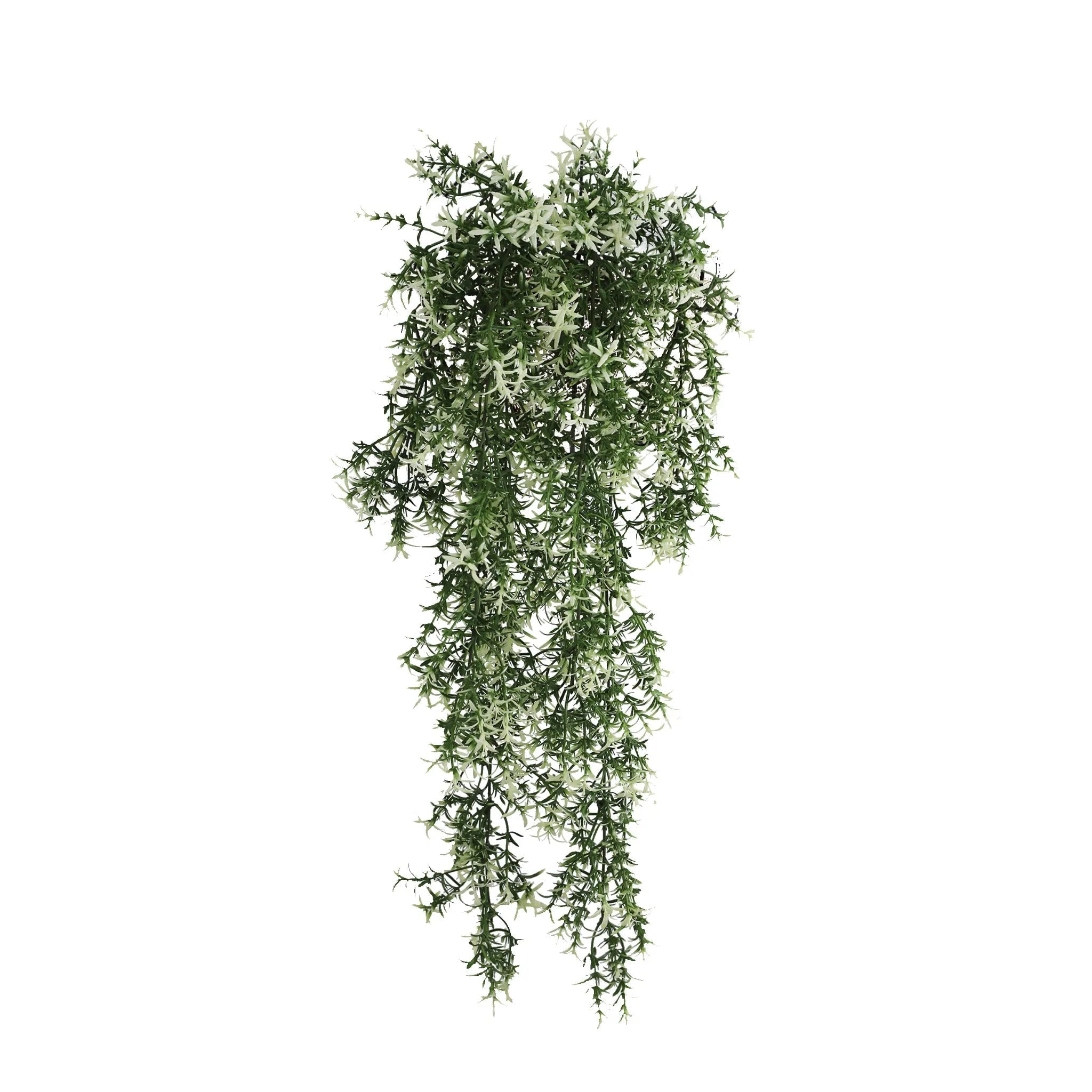 UV Resistant & Fire Safe Artificial Cascading Jasmine Vine - 20cm x 76cm Fake Flowers for Home Decor, Wedding, Garden, and Outdoor Use
