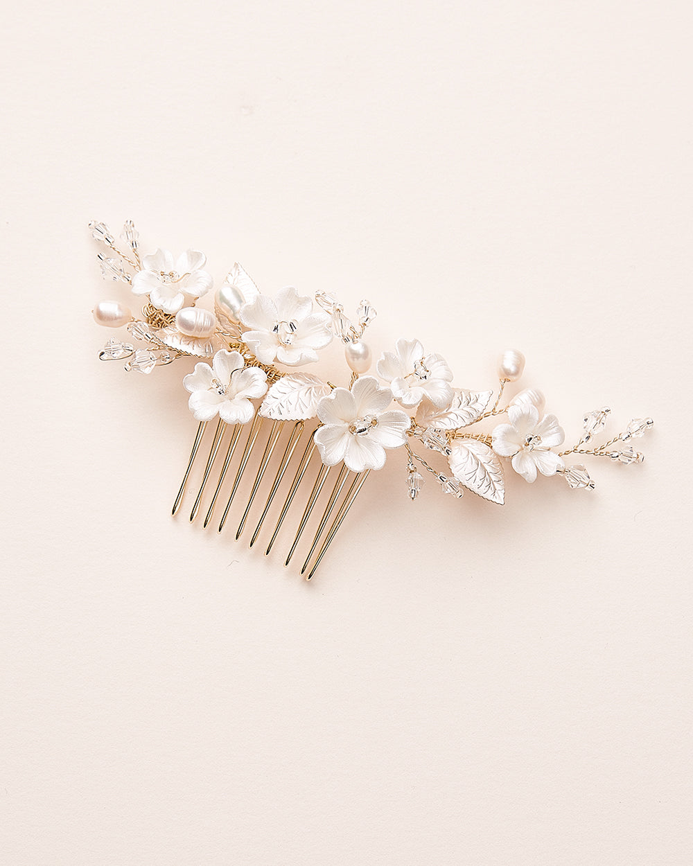 Elise Pearl Hair Comb - Elegant Bridal & Wedding Hair Accessory for Women - Perfect for Updos, Braids, and Special Occasions
