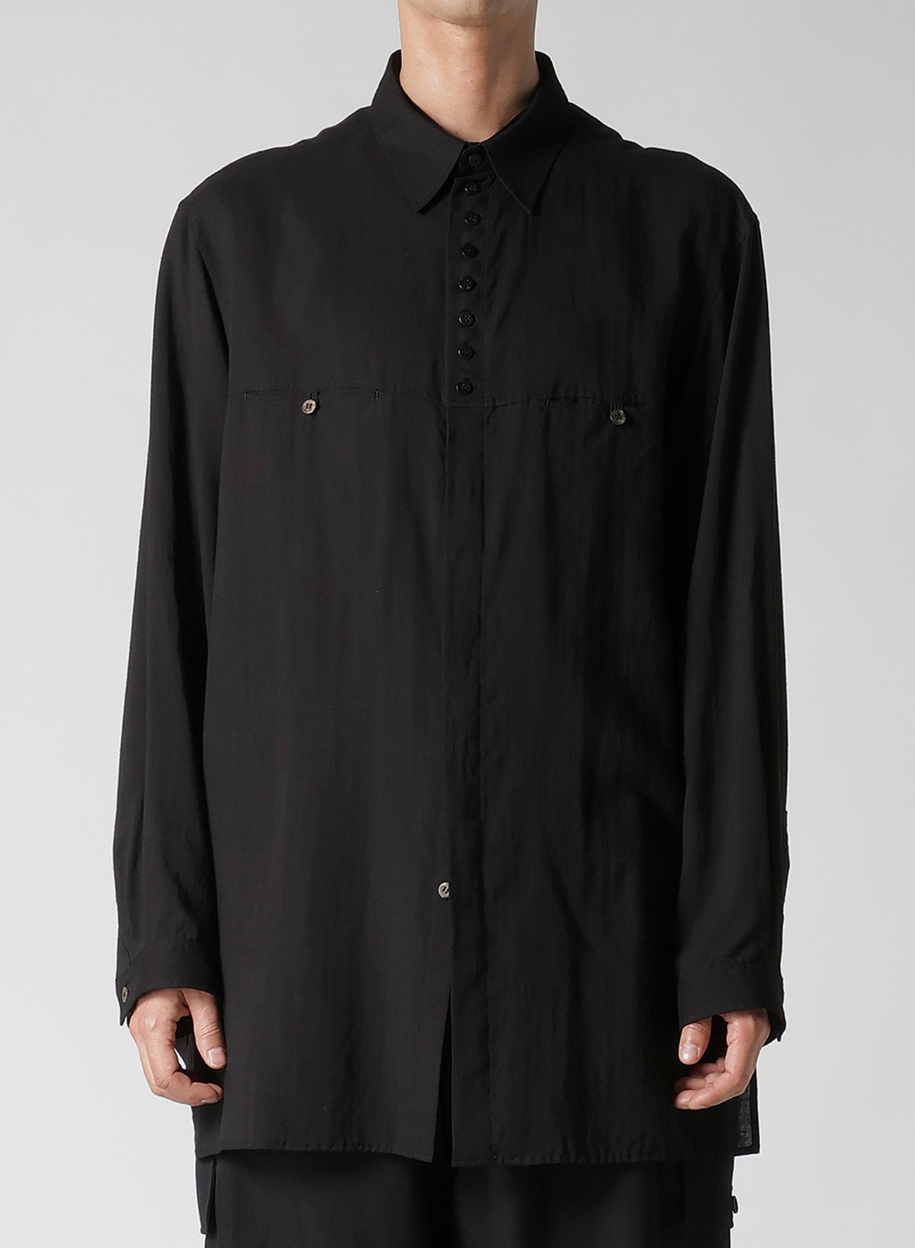 Men's Breathable Cellulose Lawn Button-Down Shirt with Detachable Collar - Casual & Formal Wear for Office, Outdoors, and Summer Events
