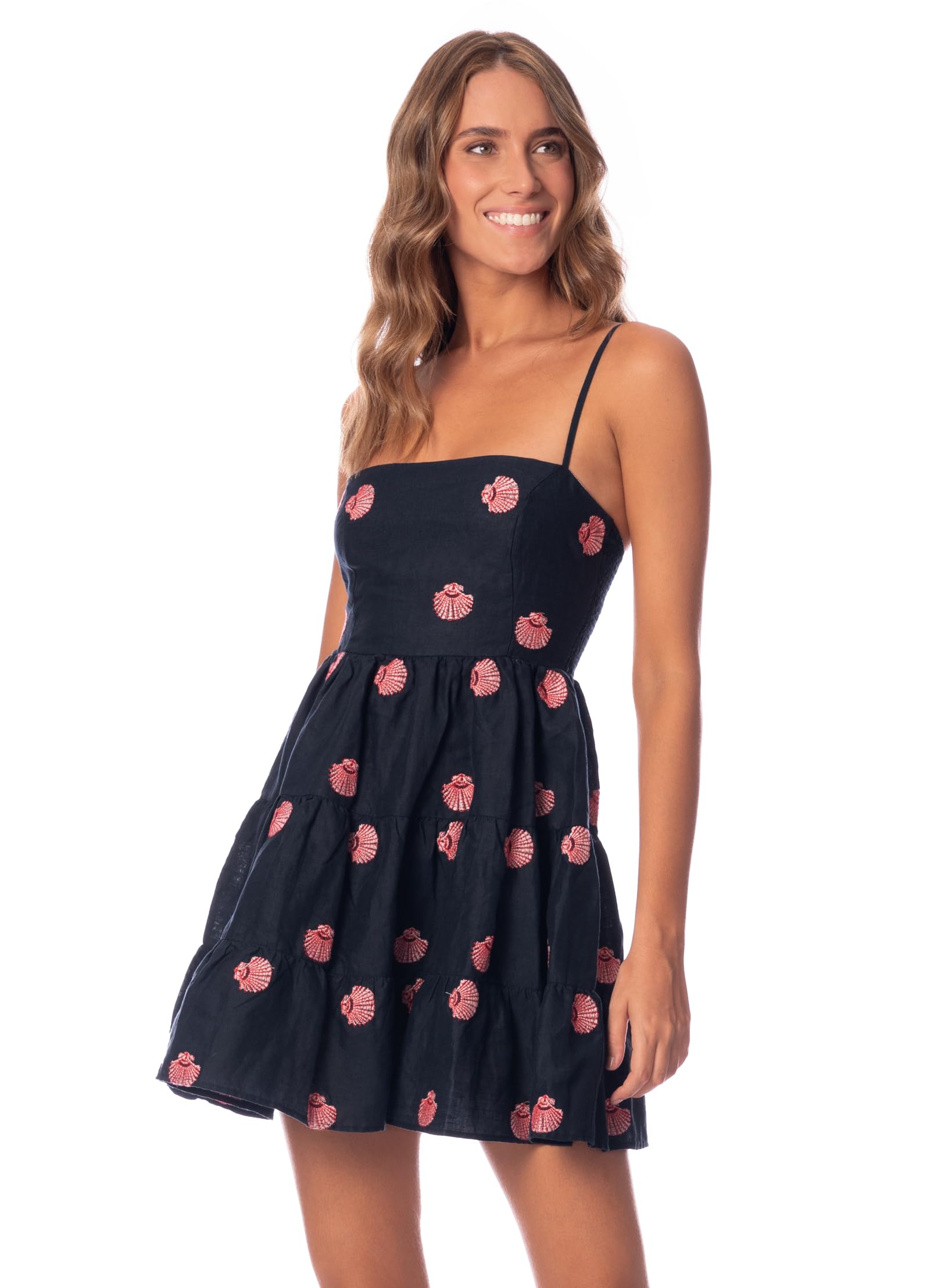 Maaji Women's Short Sleeve Summer Dress - Flowy Casual Sundress for Beach, Vacation & Everyday Wear