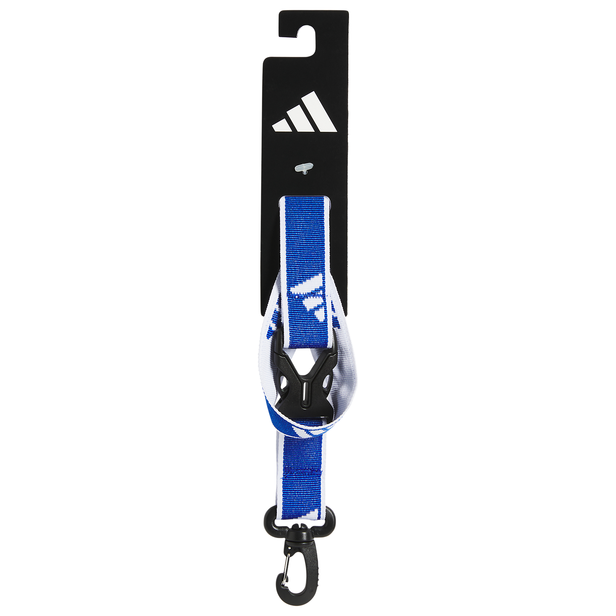Adidas Interval 2.0 Lanyard - Adjustable ID Badge Holder for Work, School & Events - Durable Nylon Neck Strap with Metal Hook - Perfect for Office, Conference & Security Badges
