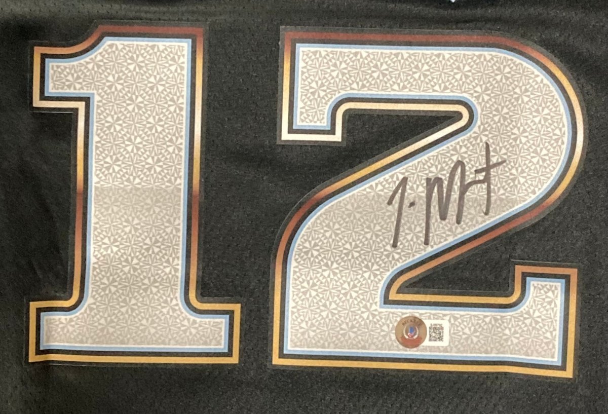 Authentic Ja Morant Signed Memphis Grizzlies Black Nike Swingman Jersey - Limited Edition NBA Basketball Collectible - Perfect for Sports Memorabilia Collections, Fan Gifts, and Game Day Display