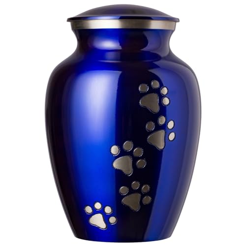 Pure Blue, Vertical Pewter Paws