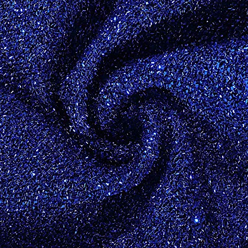 25-Piece Royal Blue Metallic Spandex Stretchable Banquet Chair Covers - Elegant Slipcovers for Wedding, Party & Reception Decorations - Perfect for Formal Events, Bridal Showers & Banquet Halls