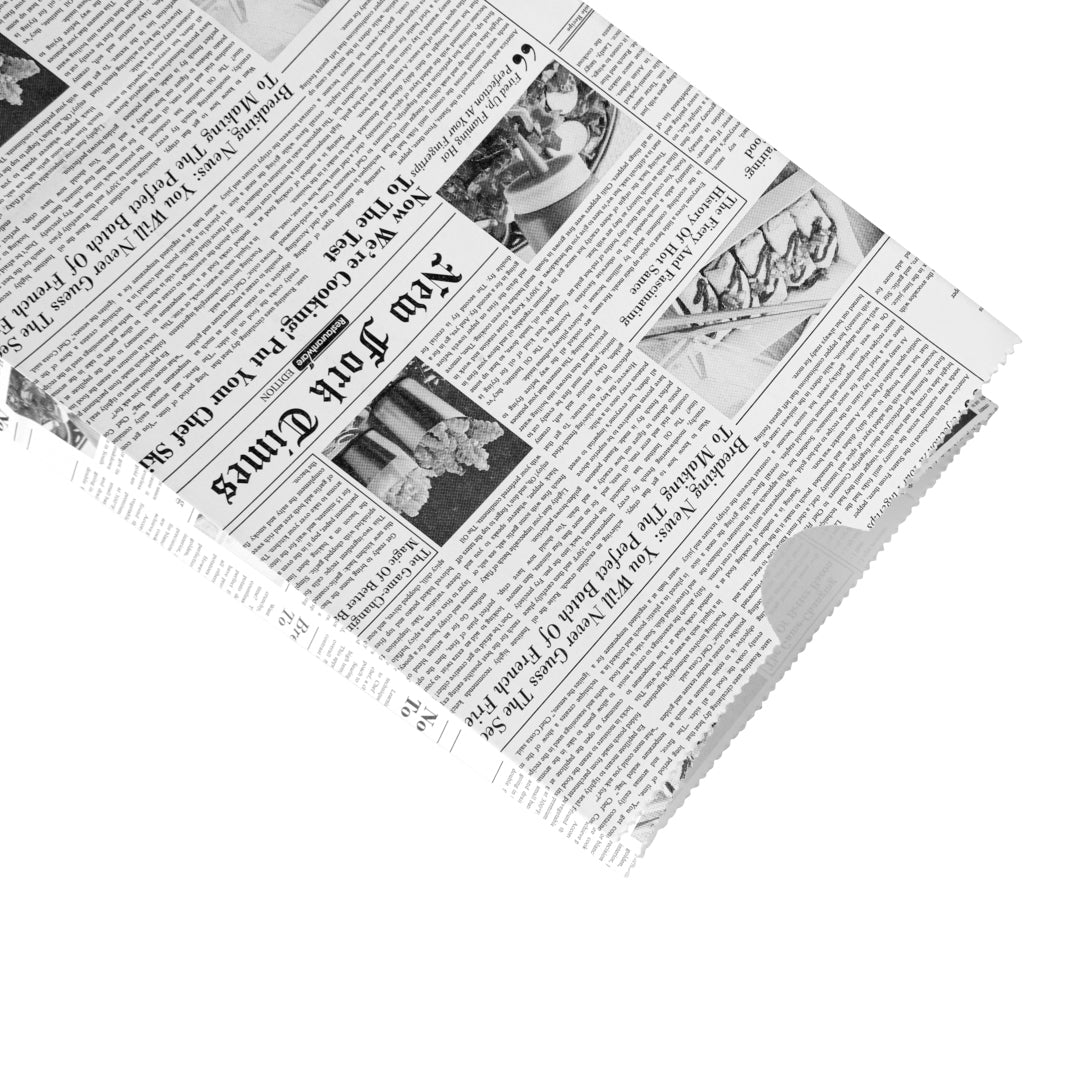 Eco-Friendly Newsprint Paper Bags - 4 lb Capacity, 5 x 3.25 x 9.5 Inches - Pack of 100 - Perfect for Grocery Shopping, Retail Packaging & Gift Bags