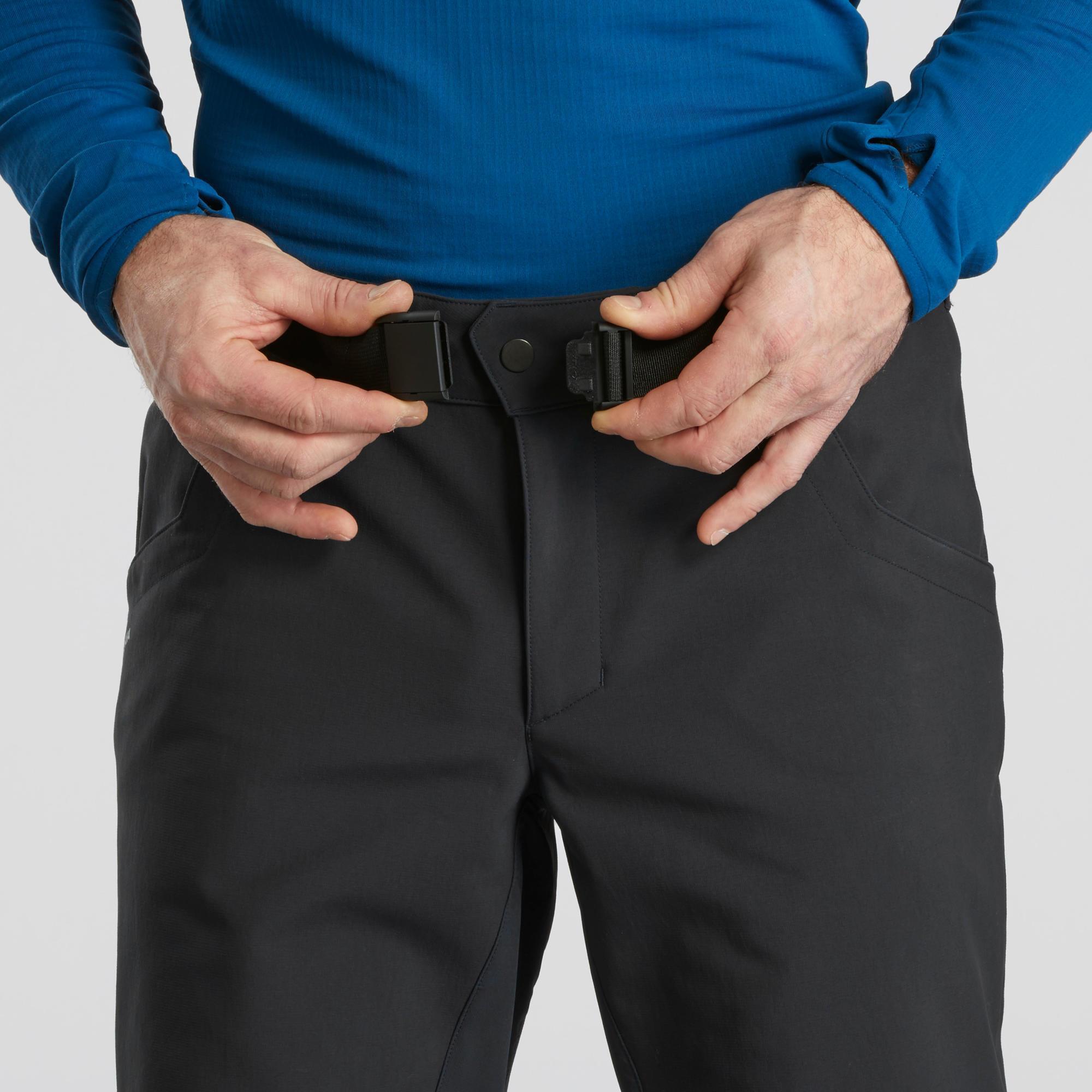 Quechua Men's SH500 Waterproof Hiking Pants - Lightweight, Windproof & Quick-Dry for Outdoor Adventures, Camping & Trekking