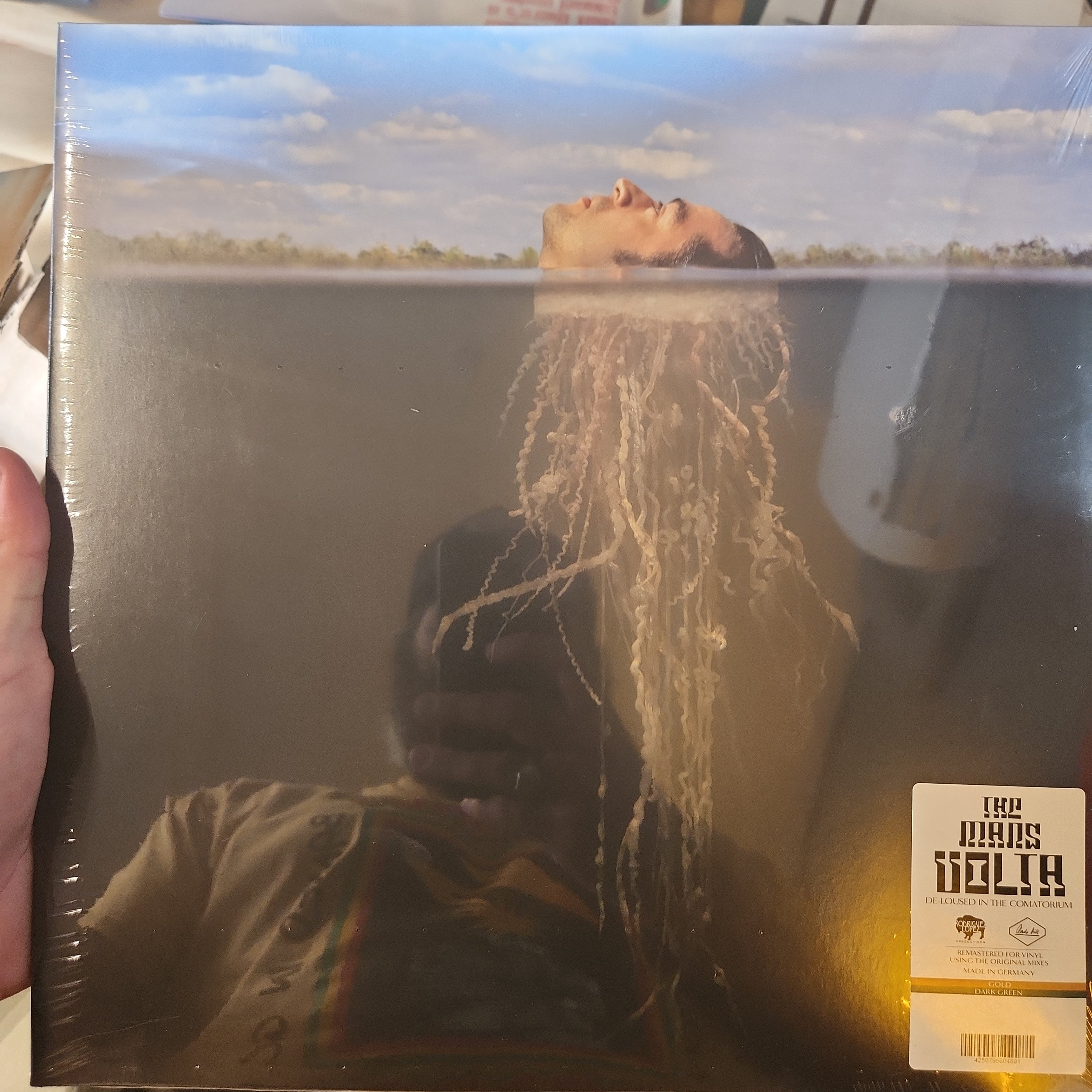 The Mars Volta - DeLoused in the Comatorium Limited Edition Green & Gold Vinyl LP Record | Collector's Item for Music Enthusiasts & Audiophiles | Perfect for Home Listening & Vinyl Collections