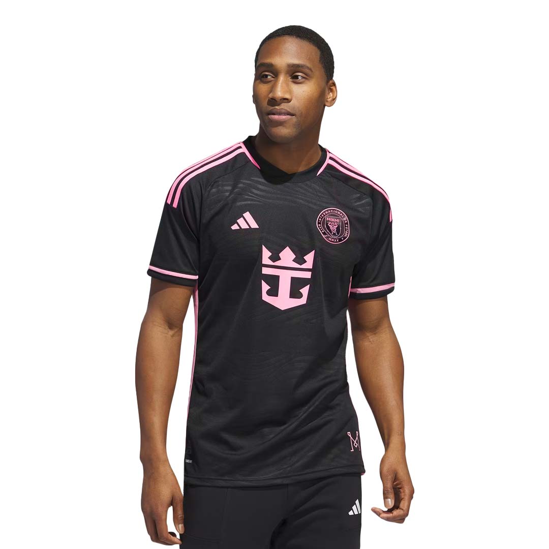 Adidas Men's Inter Miami CF 23/24 Lionel Messi Away Soccer Jersey - Authentic JE9745 - Perfect for Matchdays, Fan Events & Soccer Enthusiasts