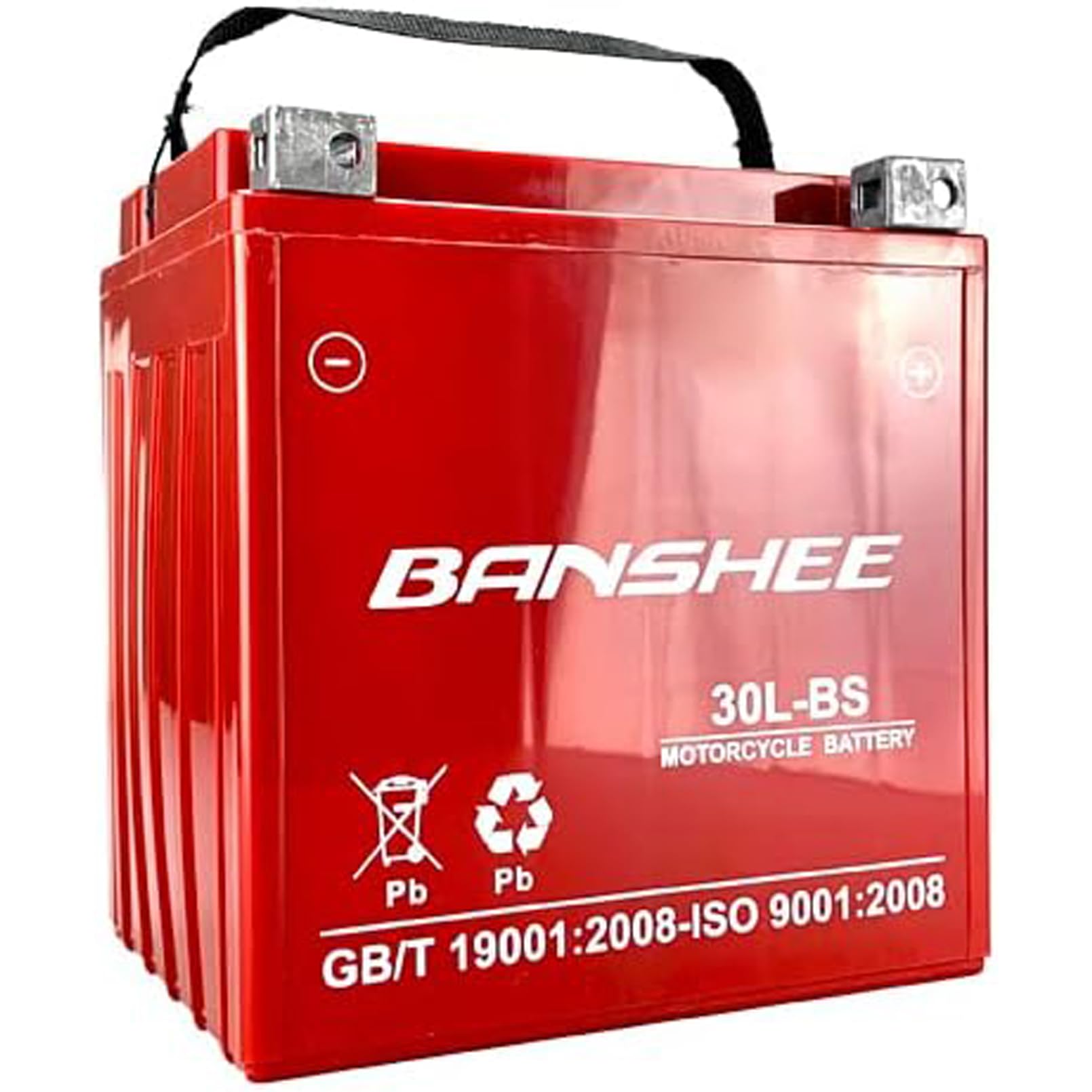 High-Performance Banshee YTX30L-BS Motorcycle Battery for Harley-Davidson FL/FLH Touring 1450cc (1999 & Newer) - Reliable Power for Long Rides & Adventure Touring