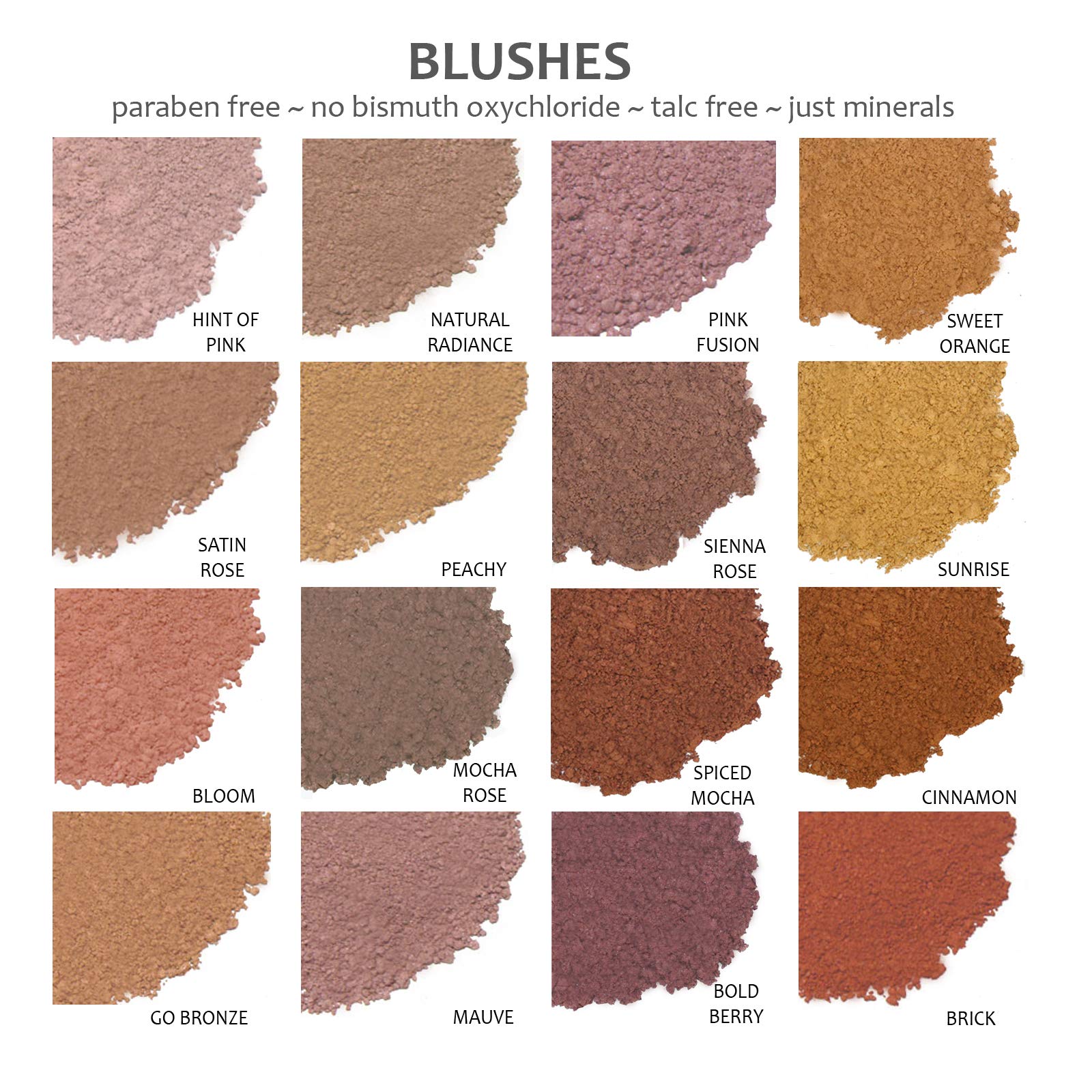 Demure Mineral Blush Makeup - Spiced Mocha Loose Powder, Natural & Cruelty-Free Professional Blush for Flawless Cheek Color | Perfect for Everyday Wear, Date Nights & Special Occasions