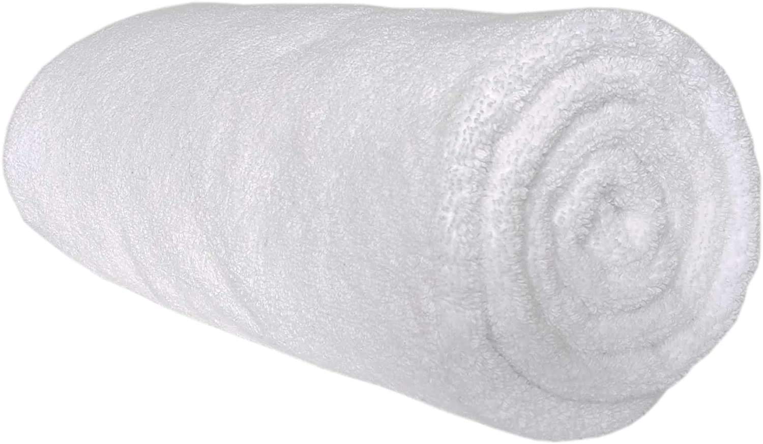 Premium Extra Large Oversized Bath Towels - 100% Cotton Turkish Towels for Maximum Softness & Absorbency - White Bath Sheet (40x80 Inches) - Heavy Weight Luxury Towels (Set of 4) - Perfect for Spa, Beach, Gym & Hotel Use