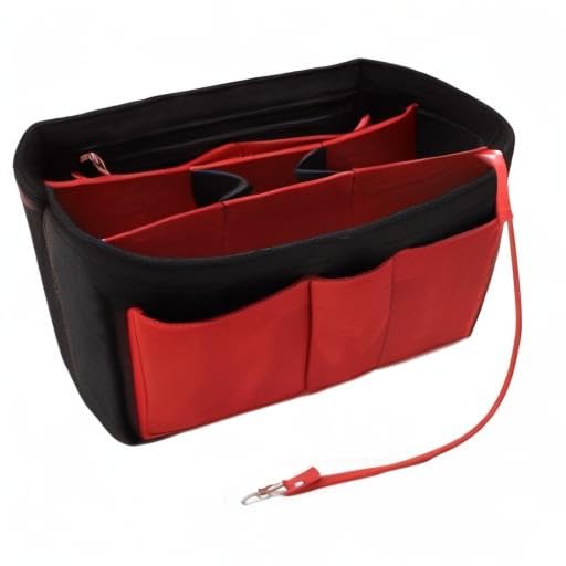 LEXSION Felt Insert Bag Organizer - Purse Organizer for Handbags, Fits Louis Vuitton Speedy & Neverfull - Perfect for Travel, Work & Daily Organization