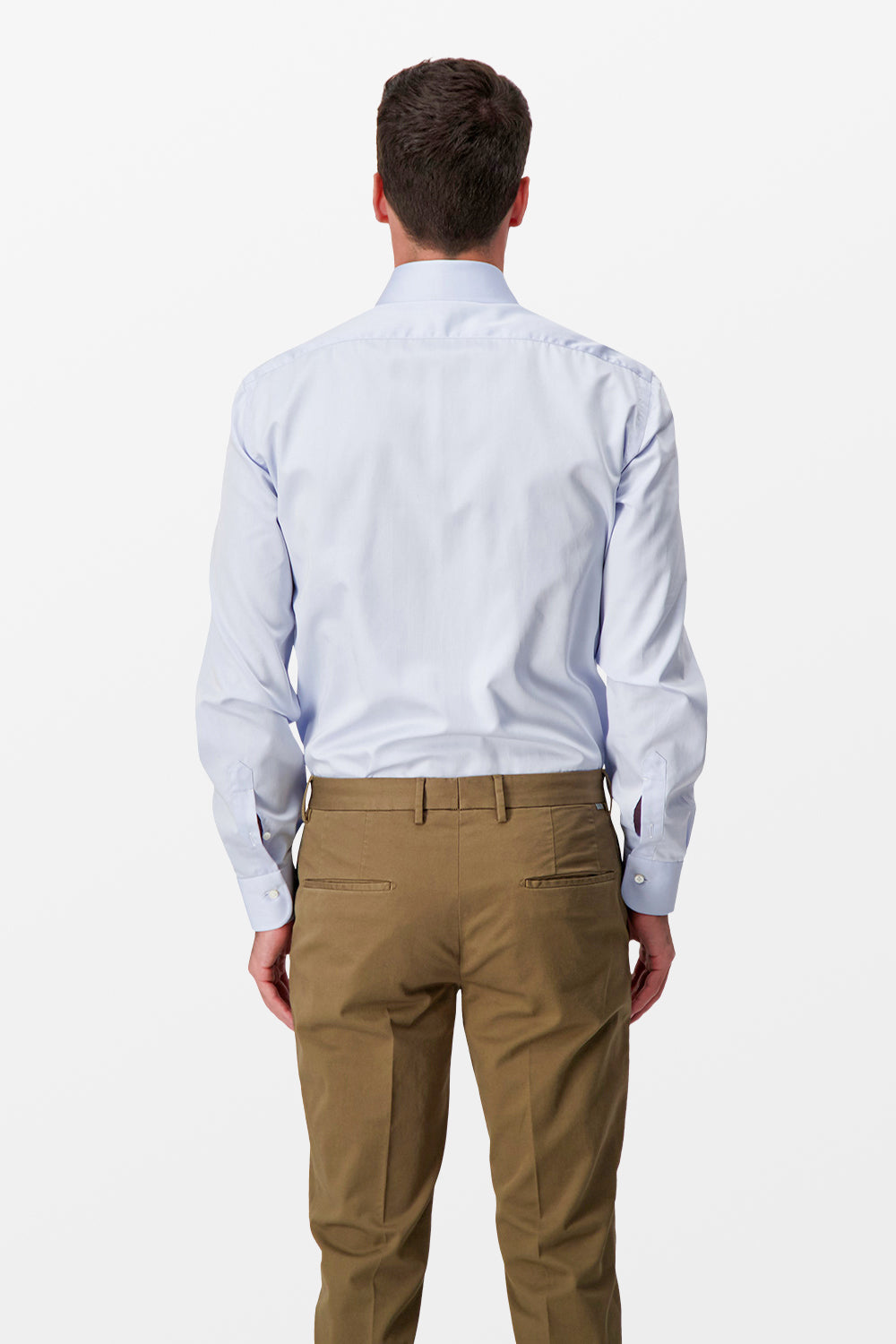 Barba Napoli Blue Journey Classic Men's Dress Shirt - Premium Italian Cotton Formal Wear for Business & Special Occasions