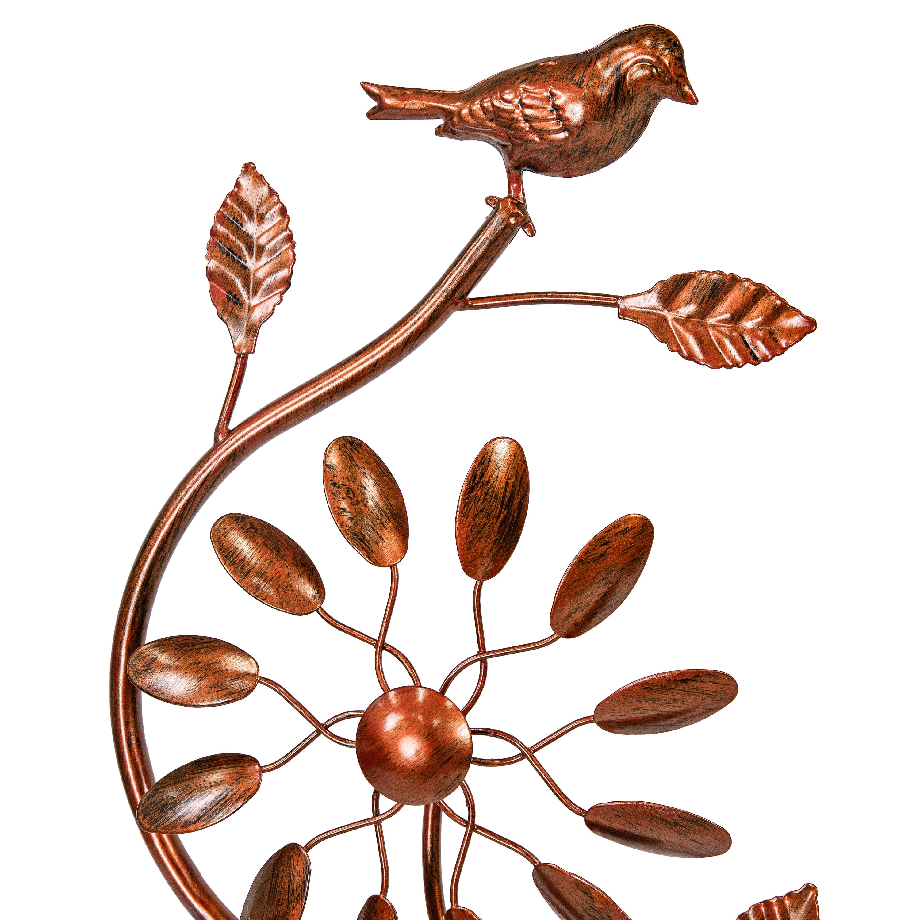 Sunnydaze Twirling Twigs Metal Wind Spinner - 48 Inch Outdoor Garden Decor, Windmill Spinner for Yard, Patio, Lawn - Durable Weather-Resistant Metal Wind Spinner for Home & Garden Decoration