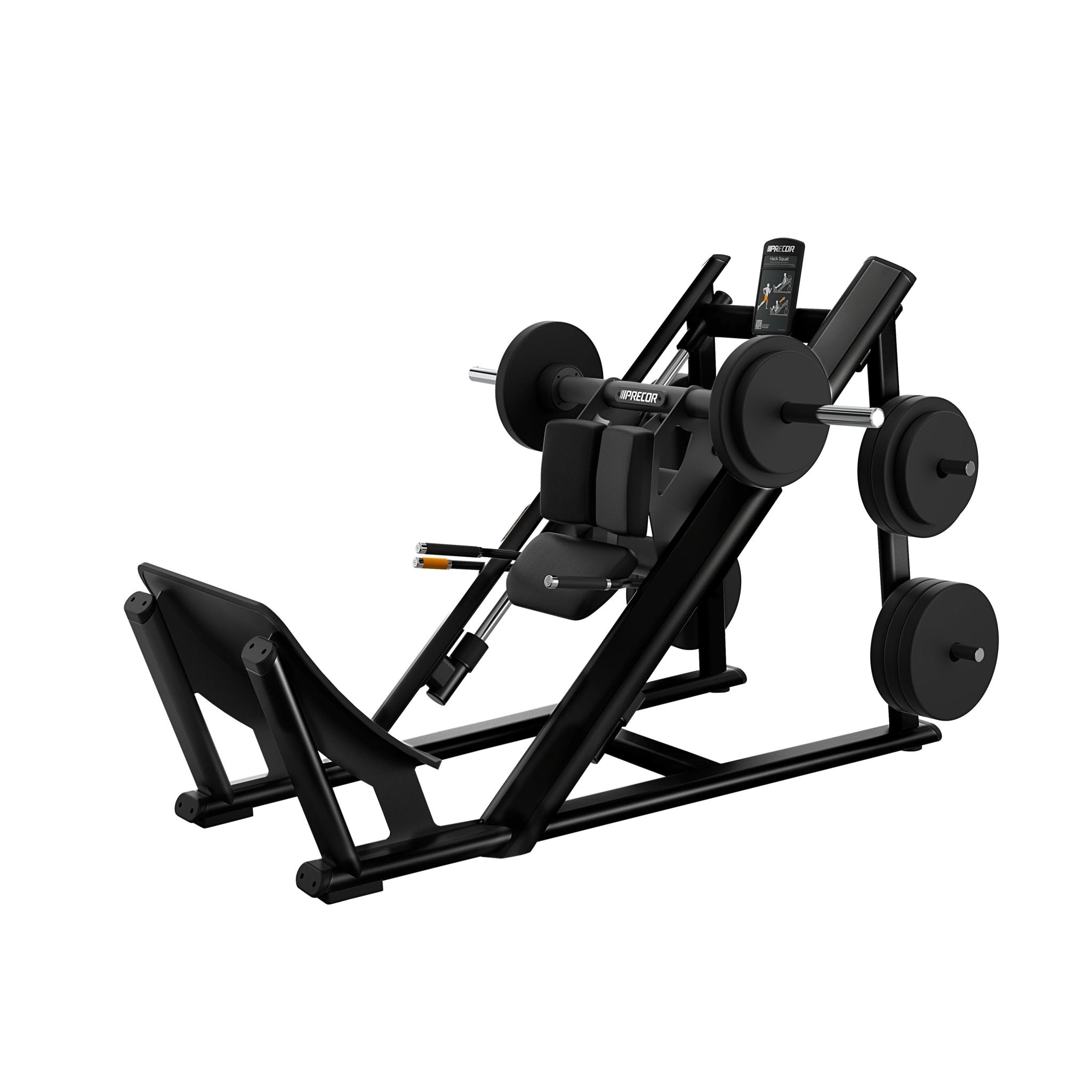Precor Discovery Series Hack Squat Machine (DPL0603) - Professional Gym Equipment for Leg Workouts & Strength Training - Perfect for Home Gyms & Commercial Fitness Centers