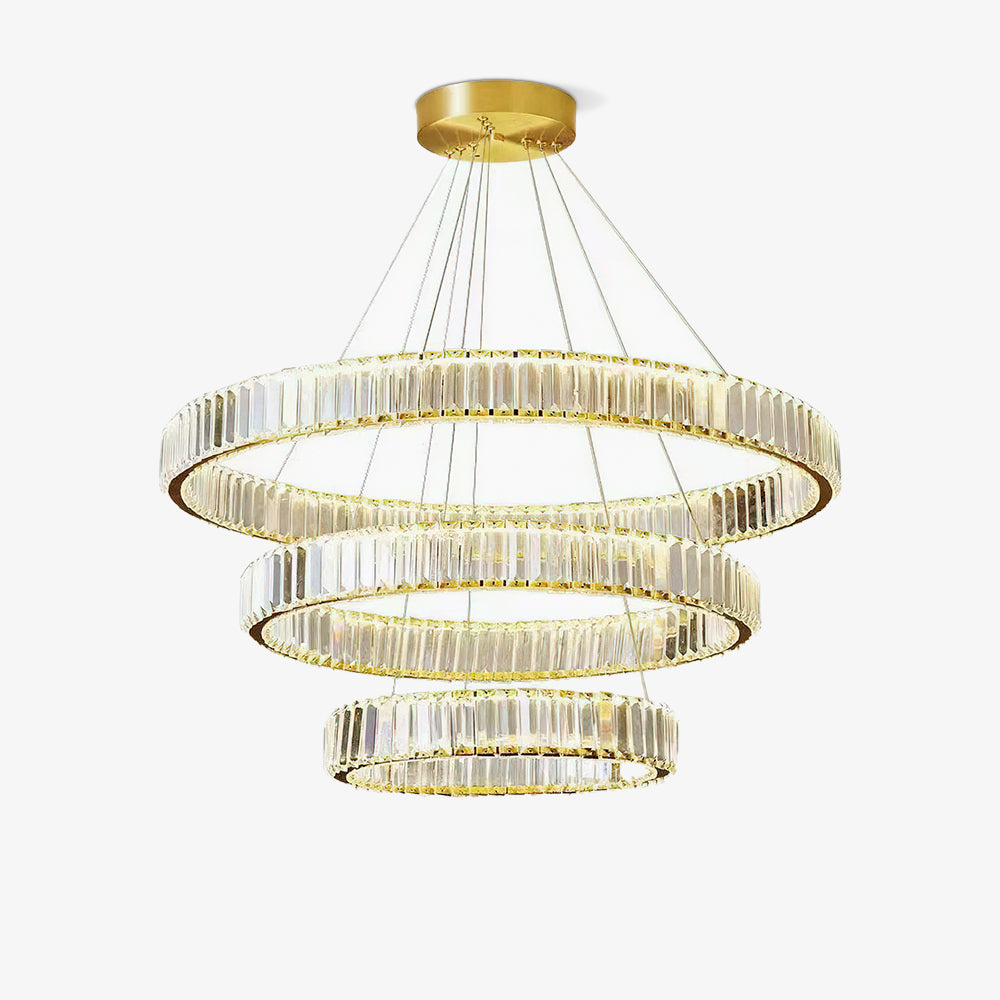 Bertolda Crystal Chandeliers - Elegant Modern Ceiling Light Fixtures for Dining Room, Living Room & Bedroom | Perfect for Home Decor & Luxury Interior Design