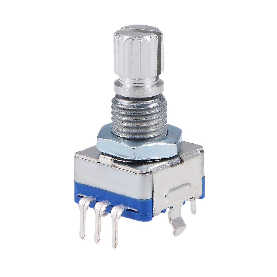 (2 Pack) FlyRobo 15mm EC11 Rotary Encoder with Switch - Digital Potentiometer for DIY Electronics, Robotics & Audio Equipment Control