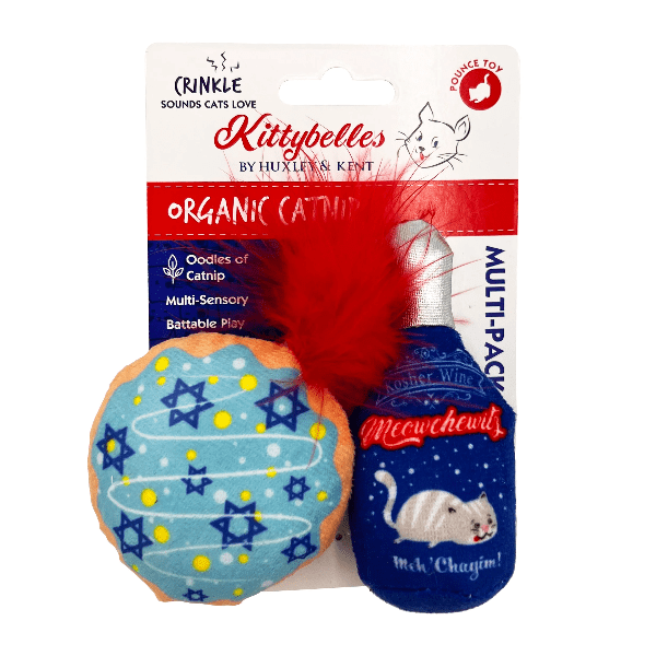 Premium Huxley & Kent Jelly Roll & Meowchewits Interactive Cat Toy - Fun Chew Toy for Kittens & Adult Cats - Perfect for Playtime, Training & Stress Relief