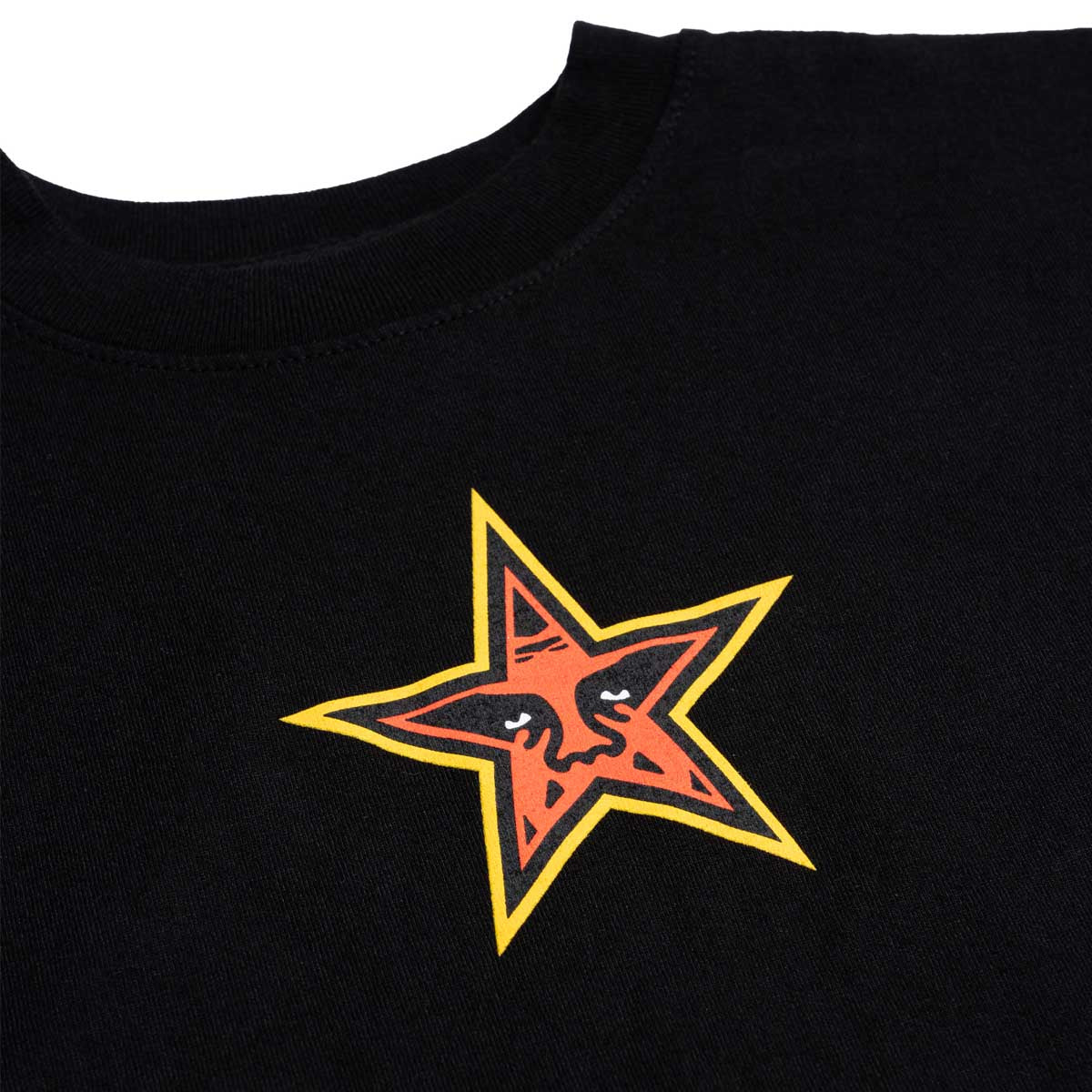 Kids Star Print Black T-Shirt - Soft Cotton Tee for Boys & Girls - Perfect for Playdates, School & Casual Outfits