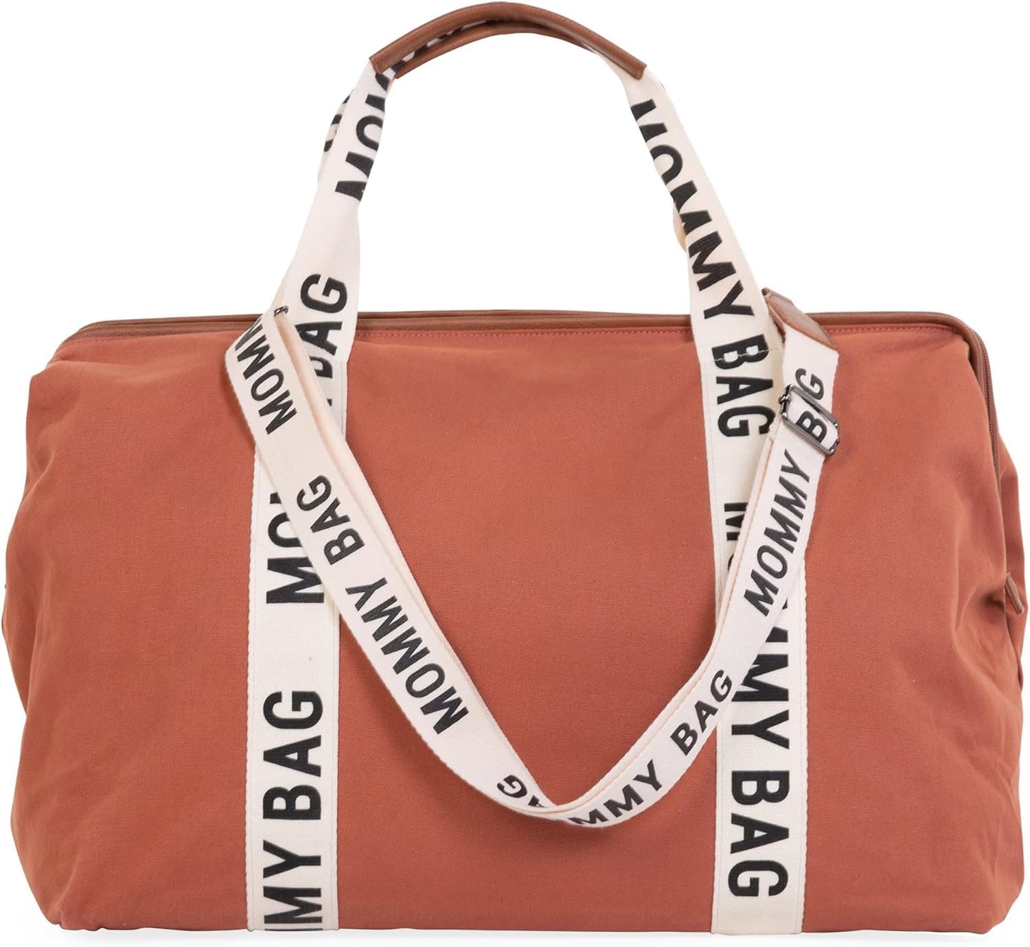Childhome Signature Mommy Bag - Waterproof Sporty Diaper Tote for Travel | Large Baby Essentials Organizer for Moms | Perfect for Daycare, Park Outings & Family Vacations